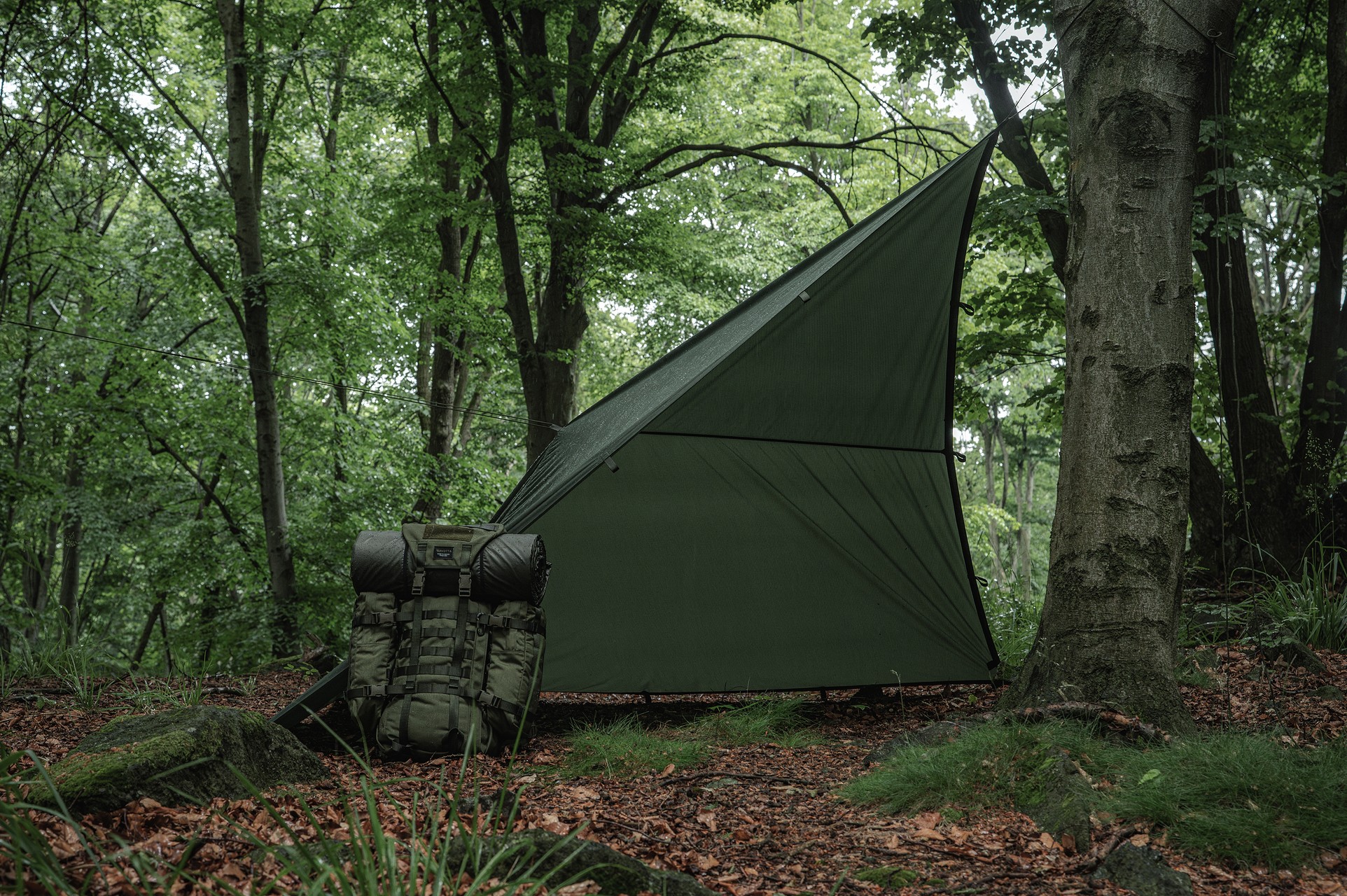Savotta Laavu Tarp kempingponyva - Green