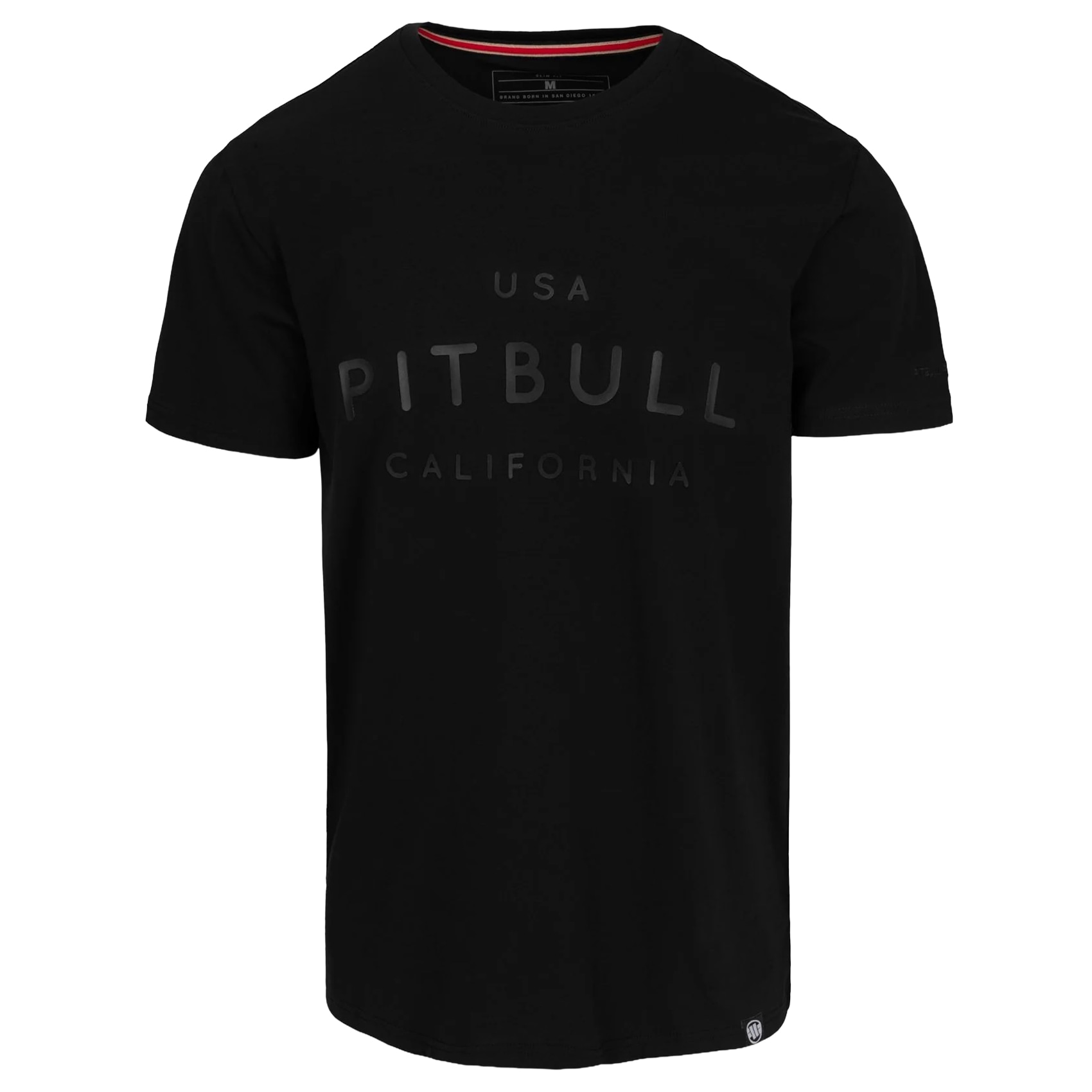 Pitbull Slim Fit USA Cal T-shirt póló - Black