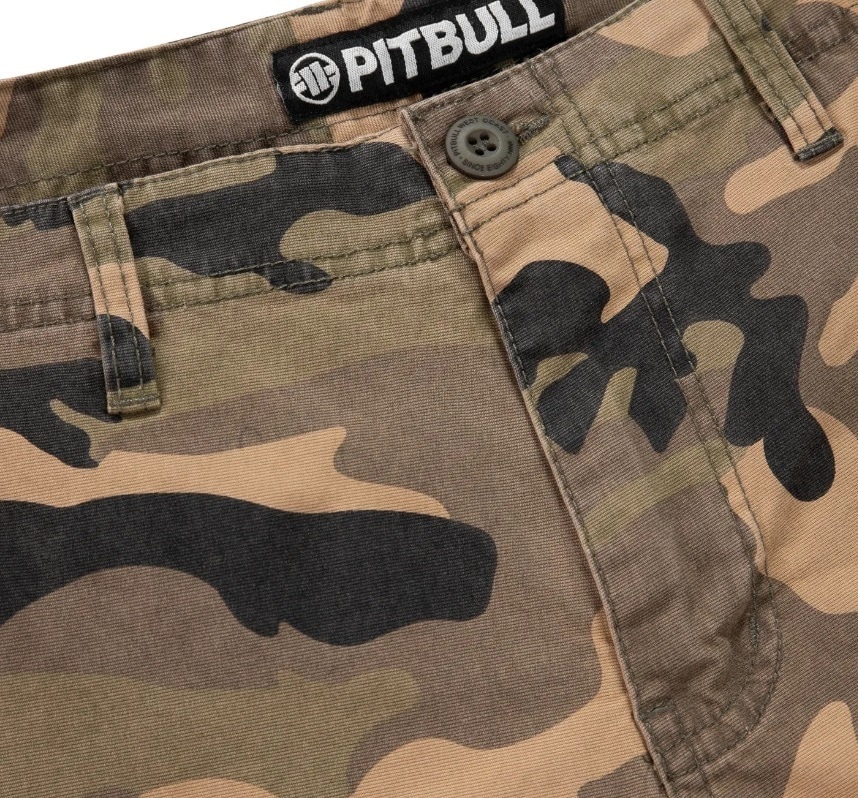 Pitbull Jackal rövidnadrág - Woodland Camo