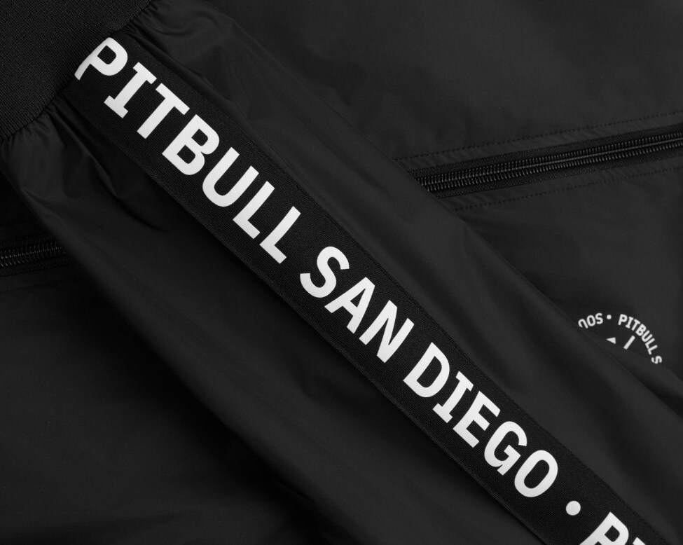 Pitbull Athletic Tape Hooded kabát - Black