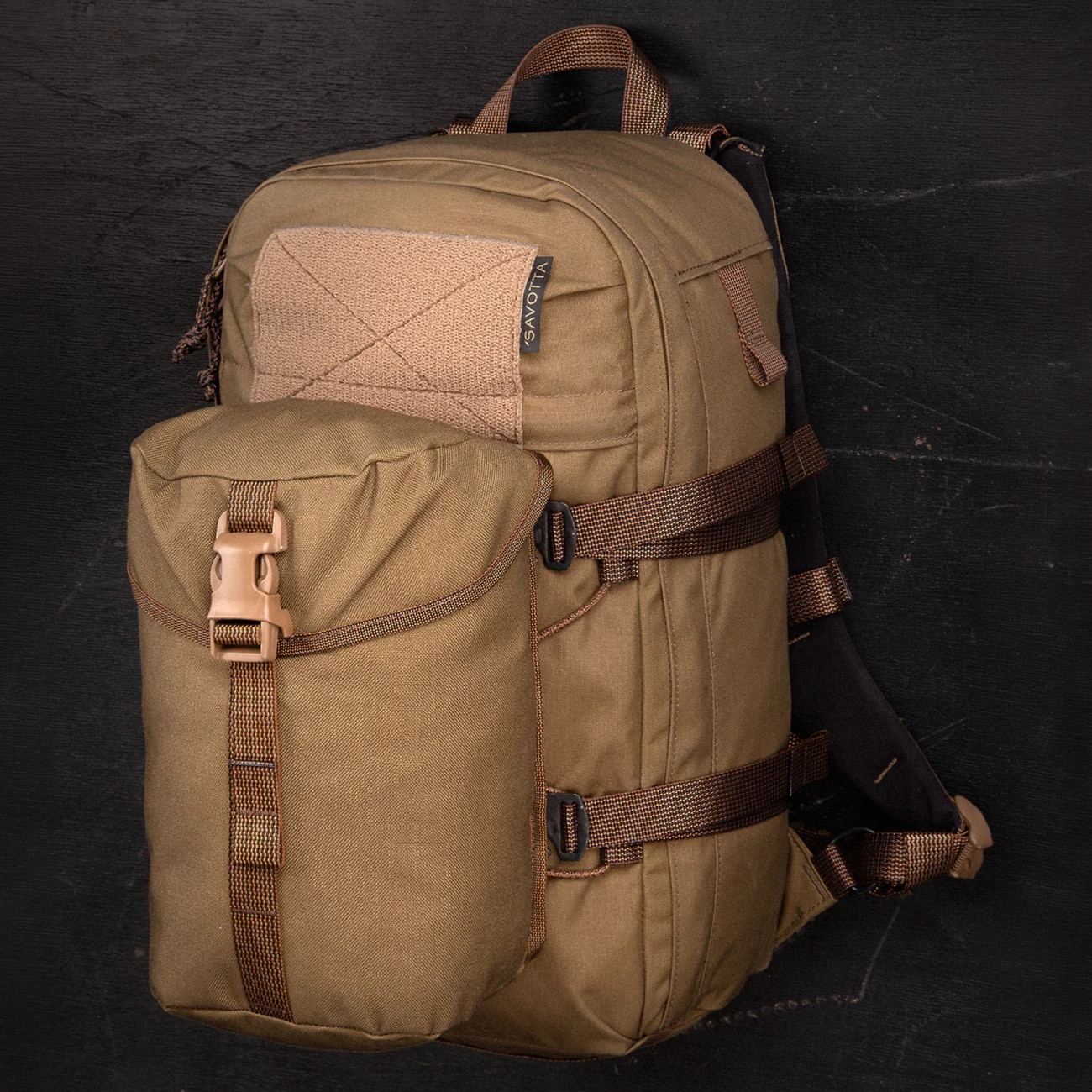 Savotta Lidded GP Pouch zsebtáska 4x5 - Brown