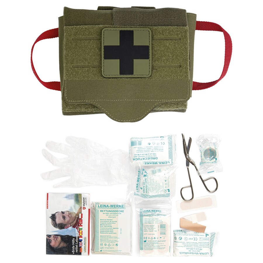 Mil-Tec IFAK Quick Draw Pack elsősegély csomag felszereléssel - Olive