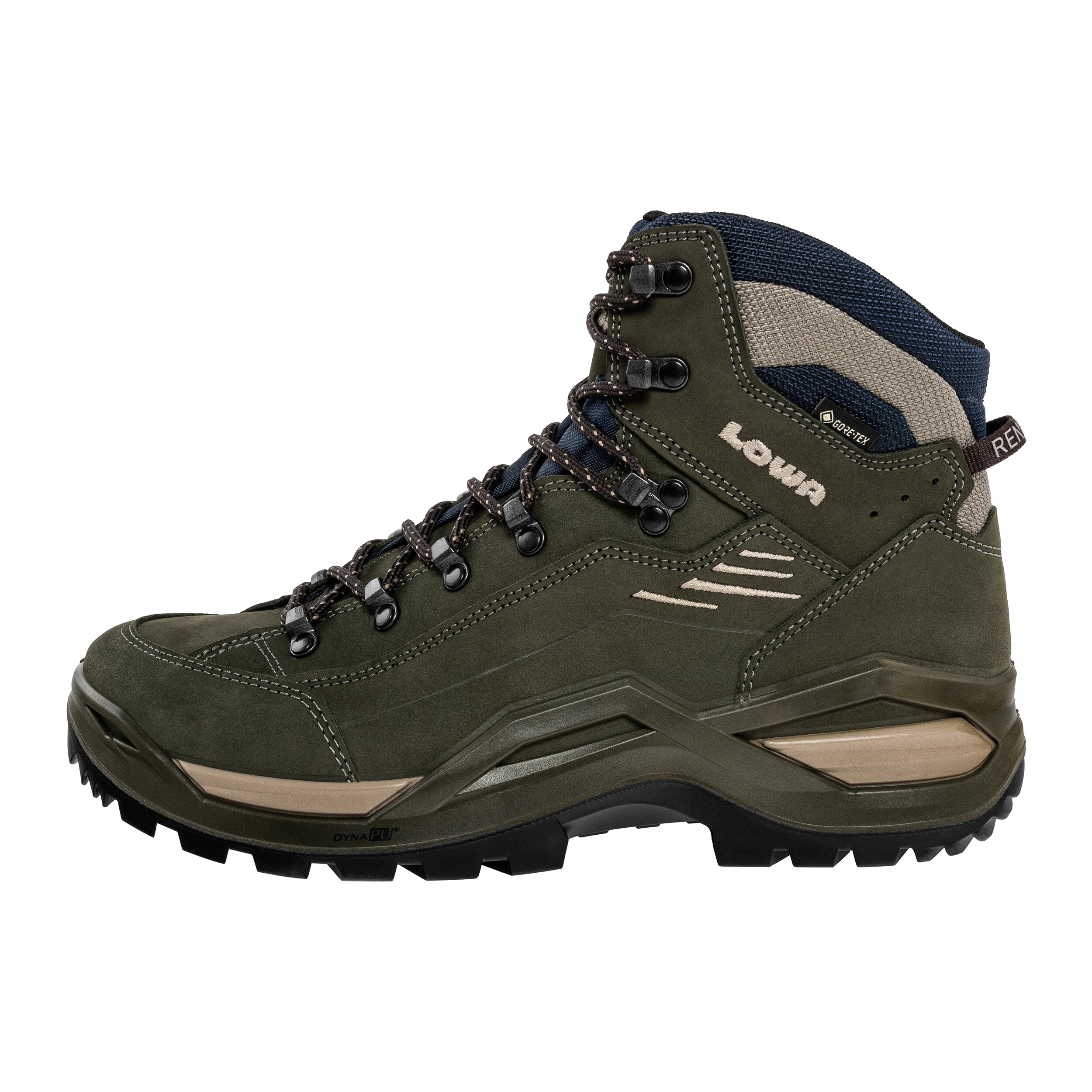 Lowa Renegade EVO GTX MID bakancs - Olive/Navy
