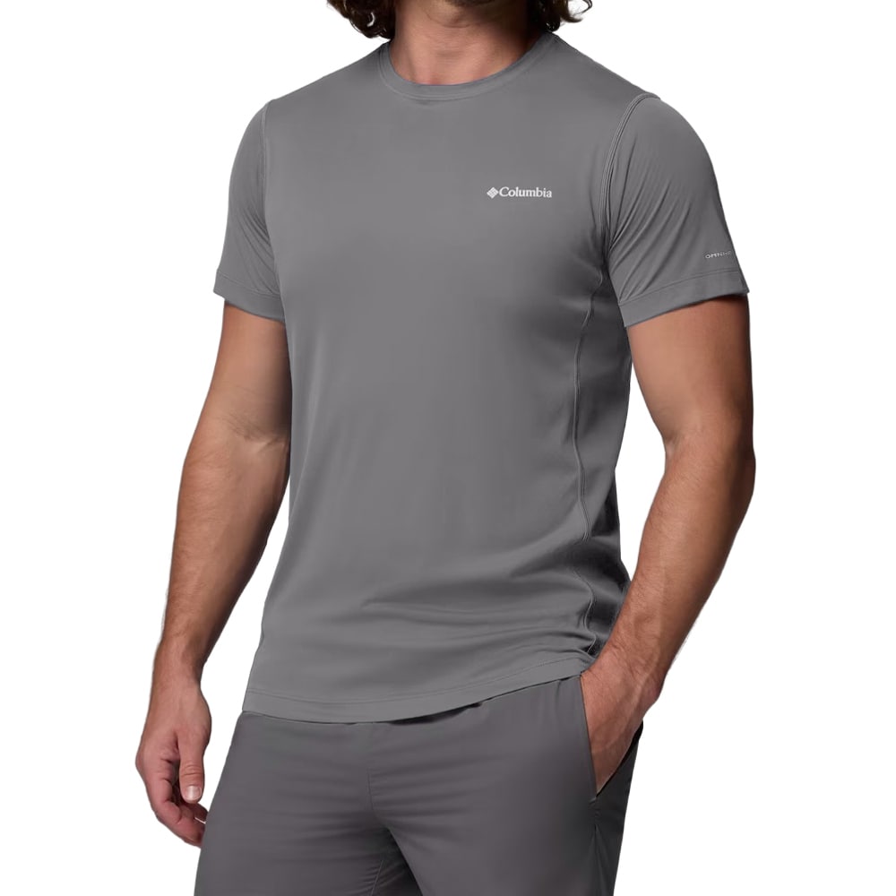 Columbia Zero Rules Light Technical Short Sleeve termoaktív póló - City Grey
