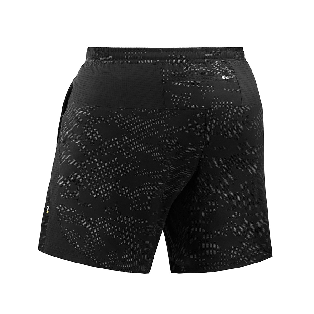 M-Tac Training rövidnadrág - Black Reflective Camo