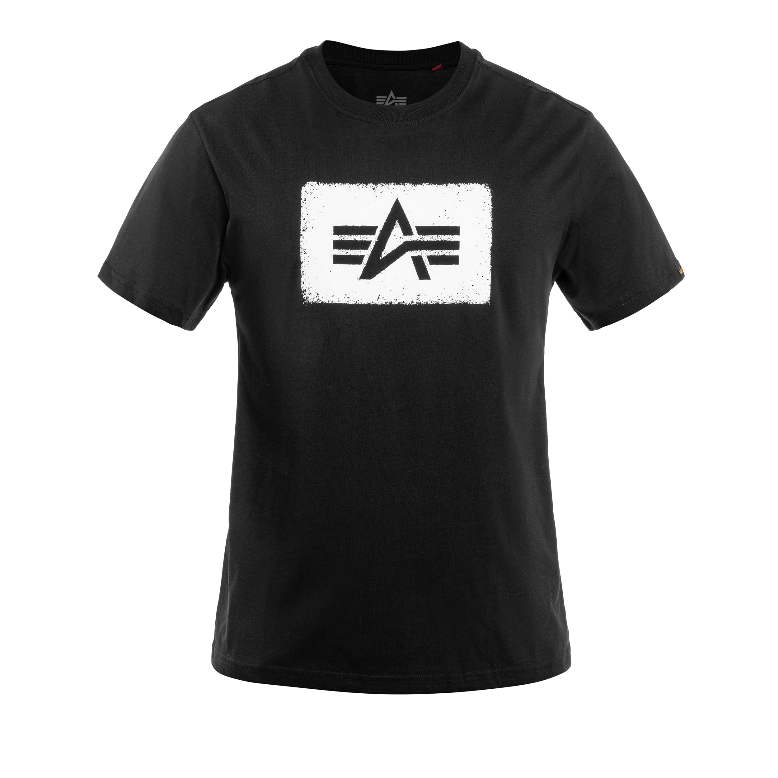 Alpha Industries Washed Out Logo T-shirt póló - Black