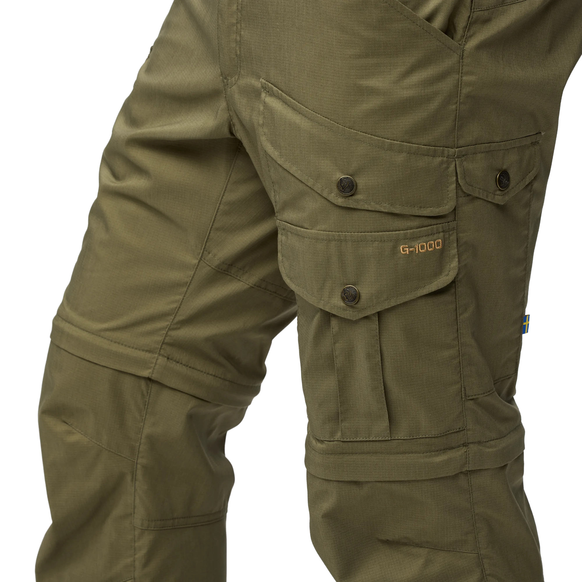 Fjallraven Vidda Pro Lite Zip-Off TRS nadrág - Laurel Green