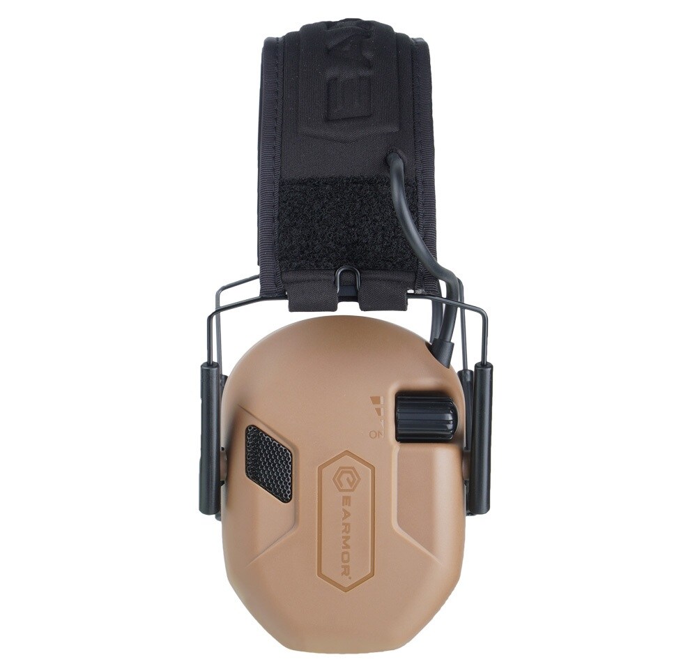 Earmor M300T Bluetooth 5.4 aktív hallásvédő - Coyote Brown