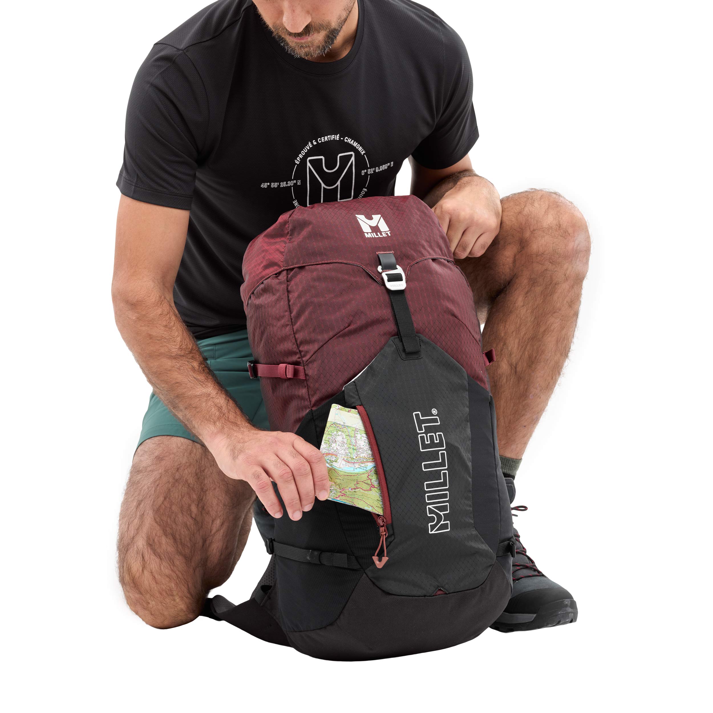 Millet Ubic hátizsák 25 l - Dark Red