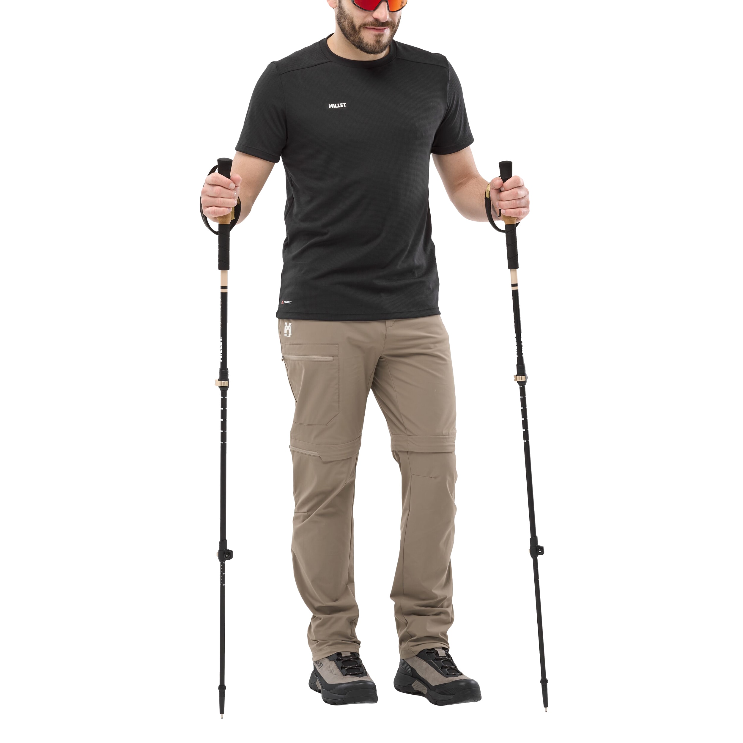 Millet Ubic Stretch Zip Off nadrág - Beige