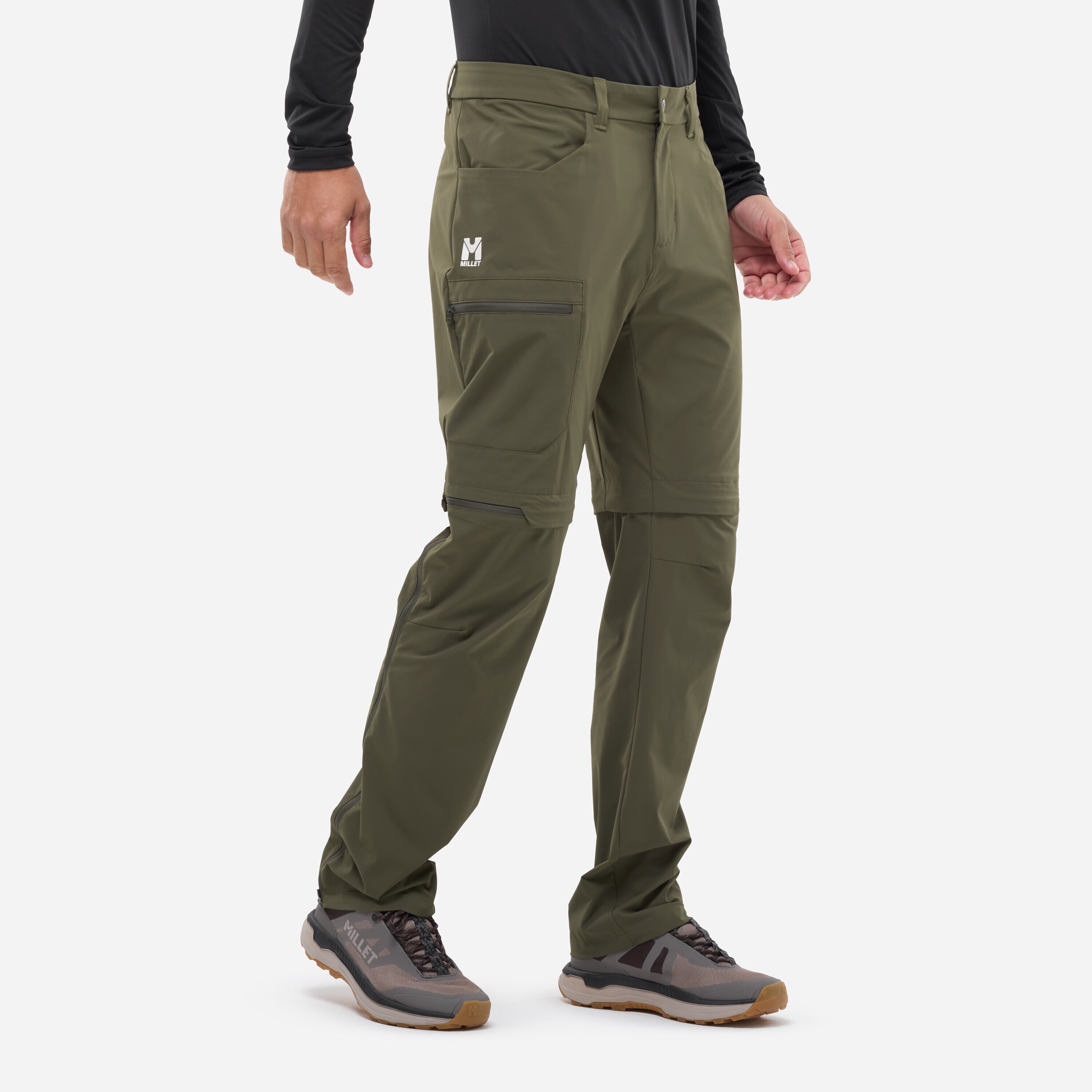 Millet Ubic Stretch Zip Off nadrág - Khaki