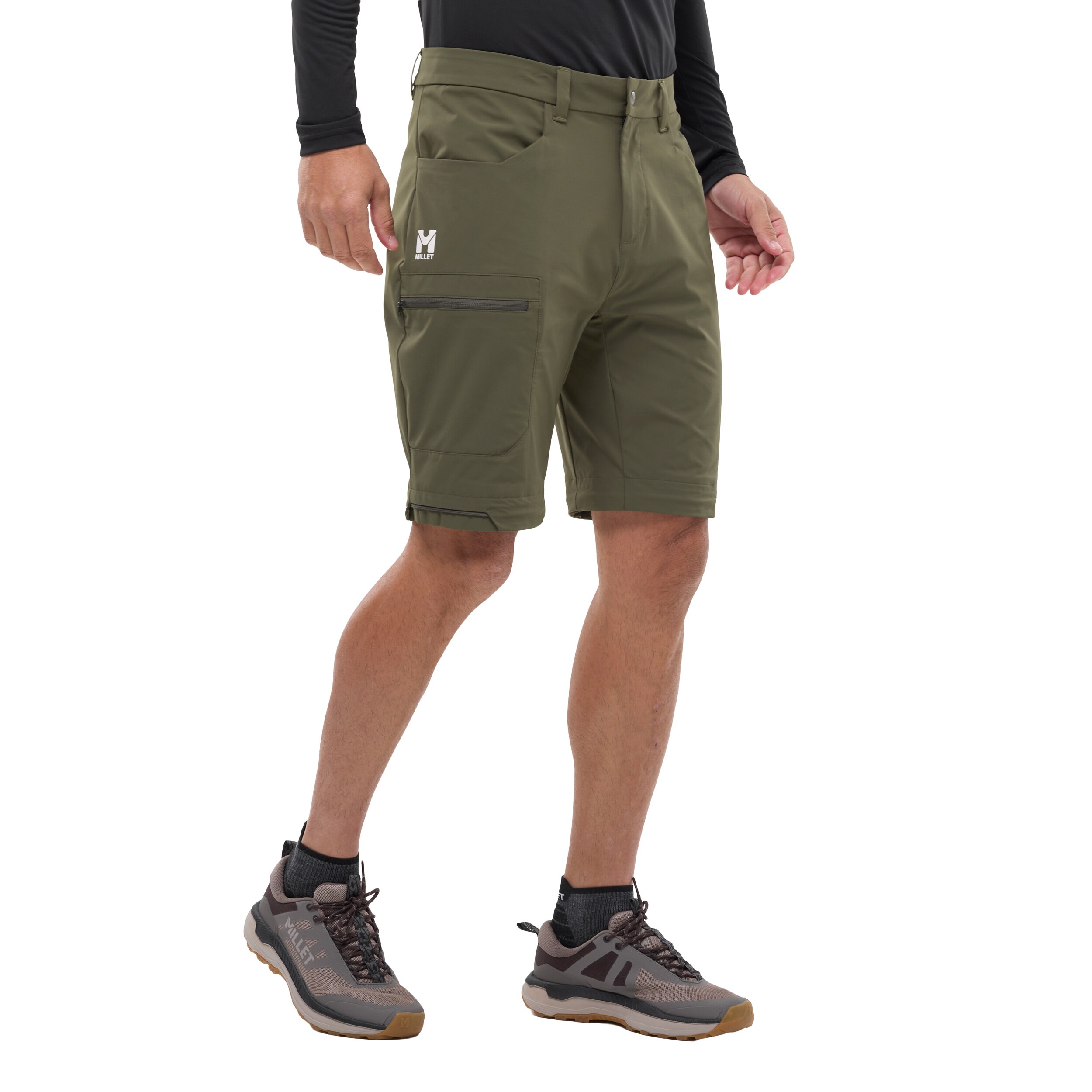 Millet Ubic Stretch Zip Off nadrág - Khaki