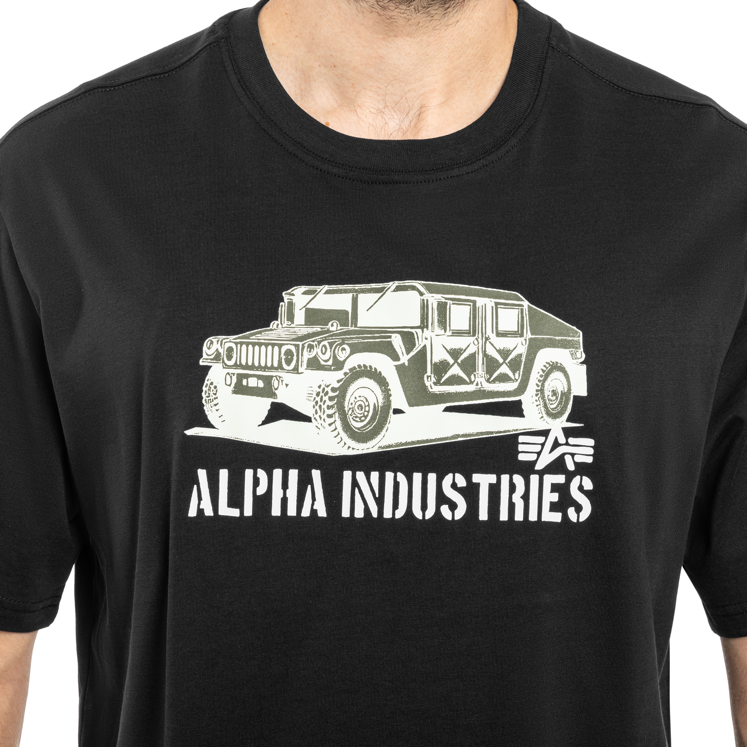 Alpha Industries Humvee T-shirt póló - Black
