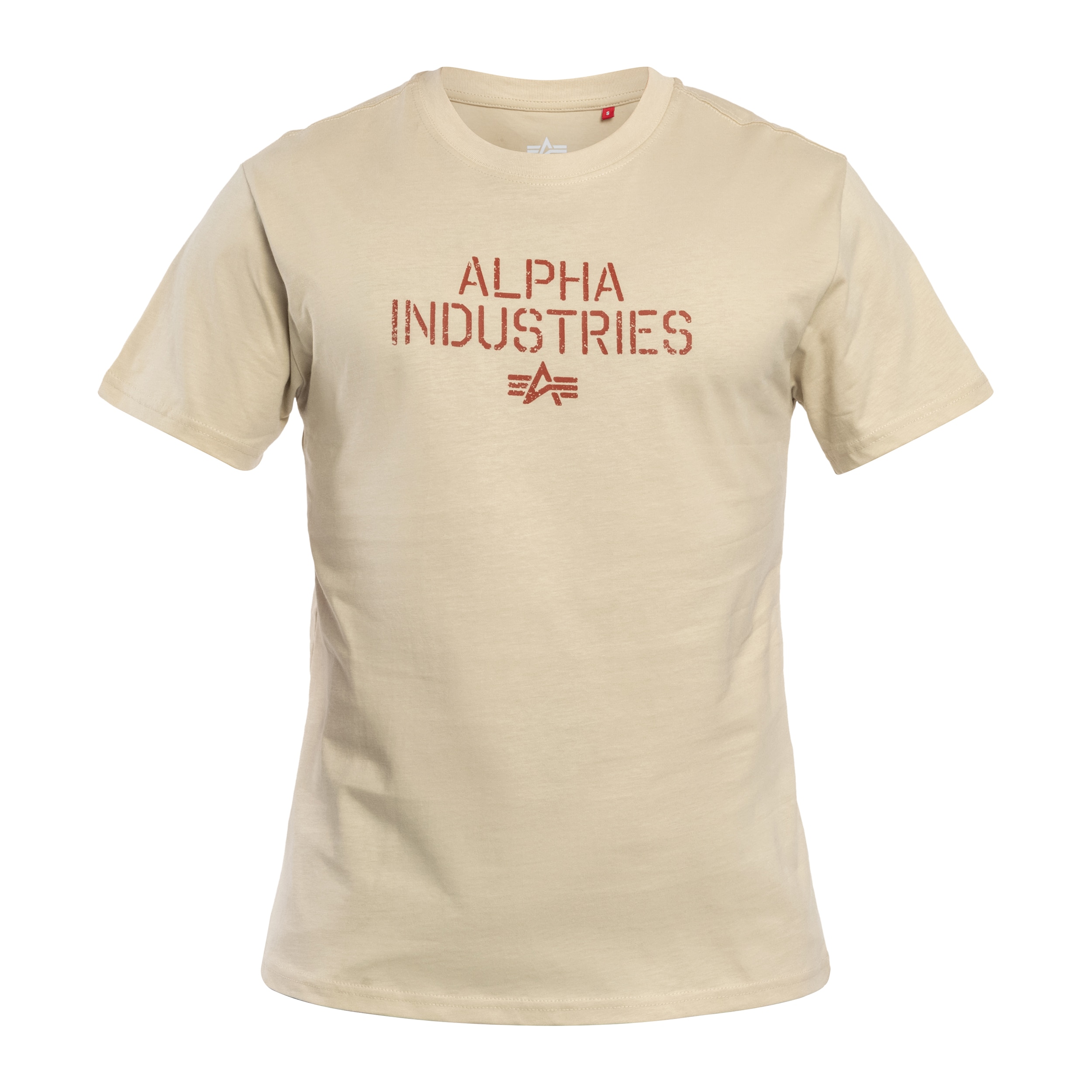 Alpha Industries Target Backprint T-shirt póló - Vintage White