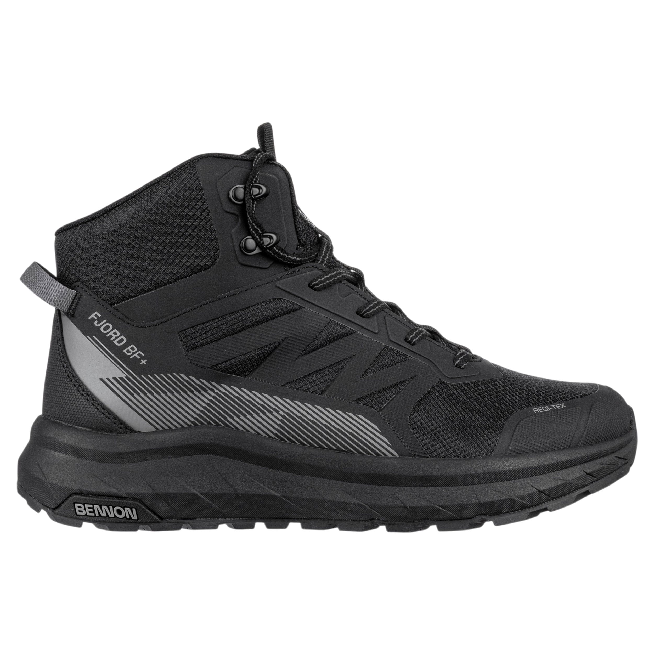 Bennon Fjord Barefoot+ 06 Mid cipő - Black