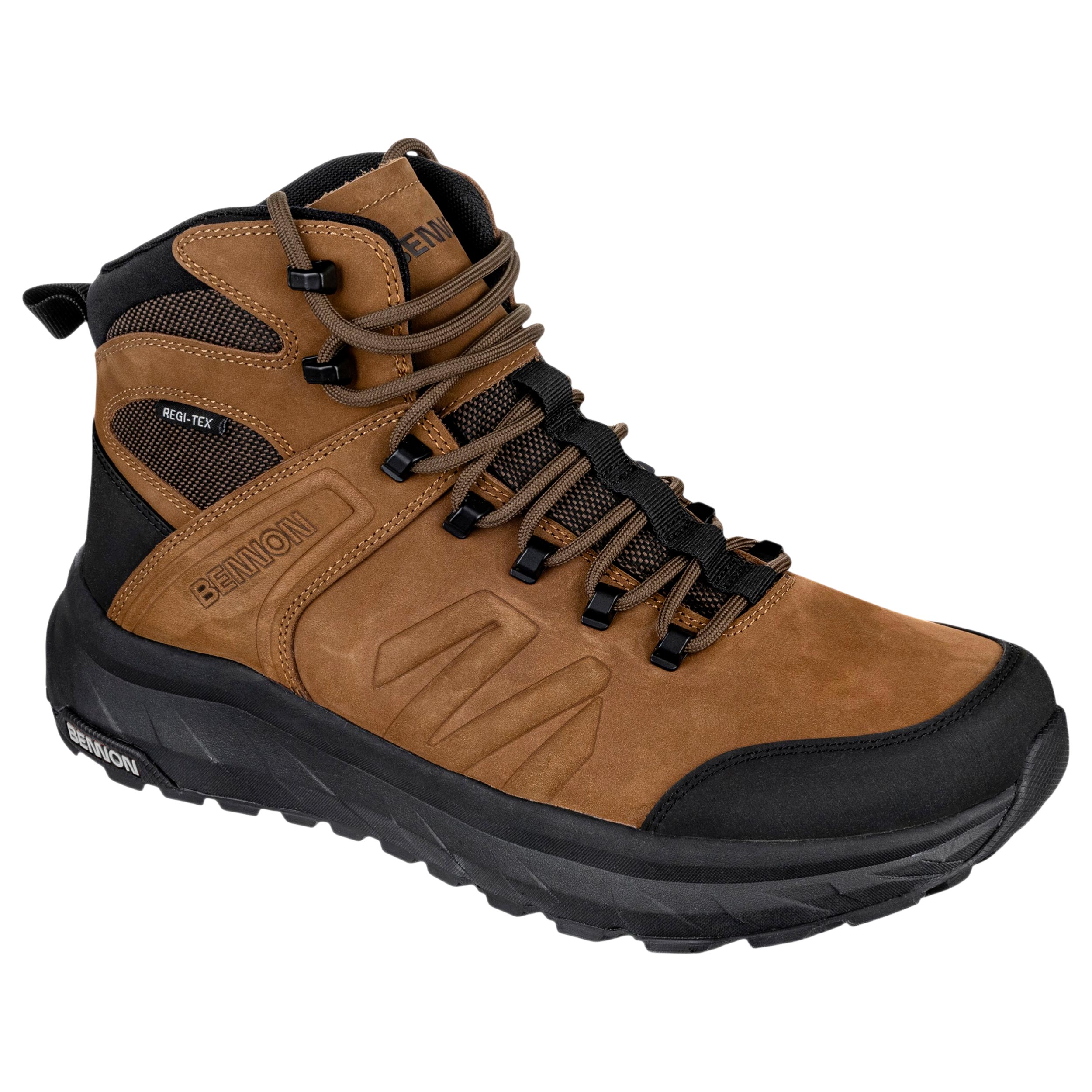 Bennon Terenno Barefoot+ 06 Mid cipő - Brown