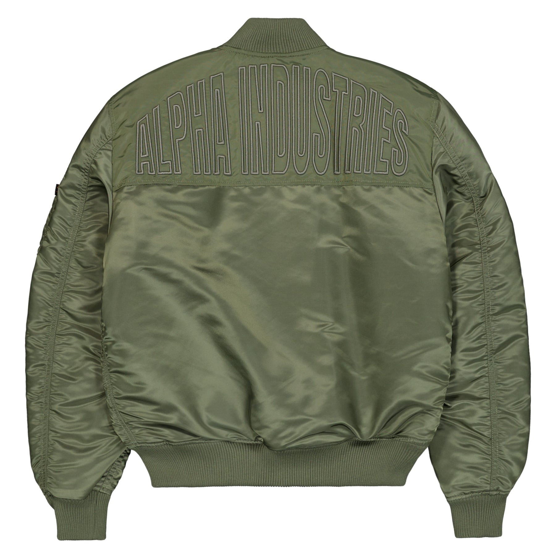 Alpha Industries MA-1 VF Fitted Embroidery Back kabát - Sage Green