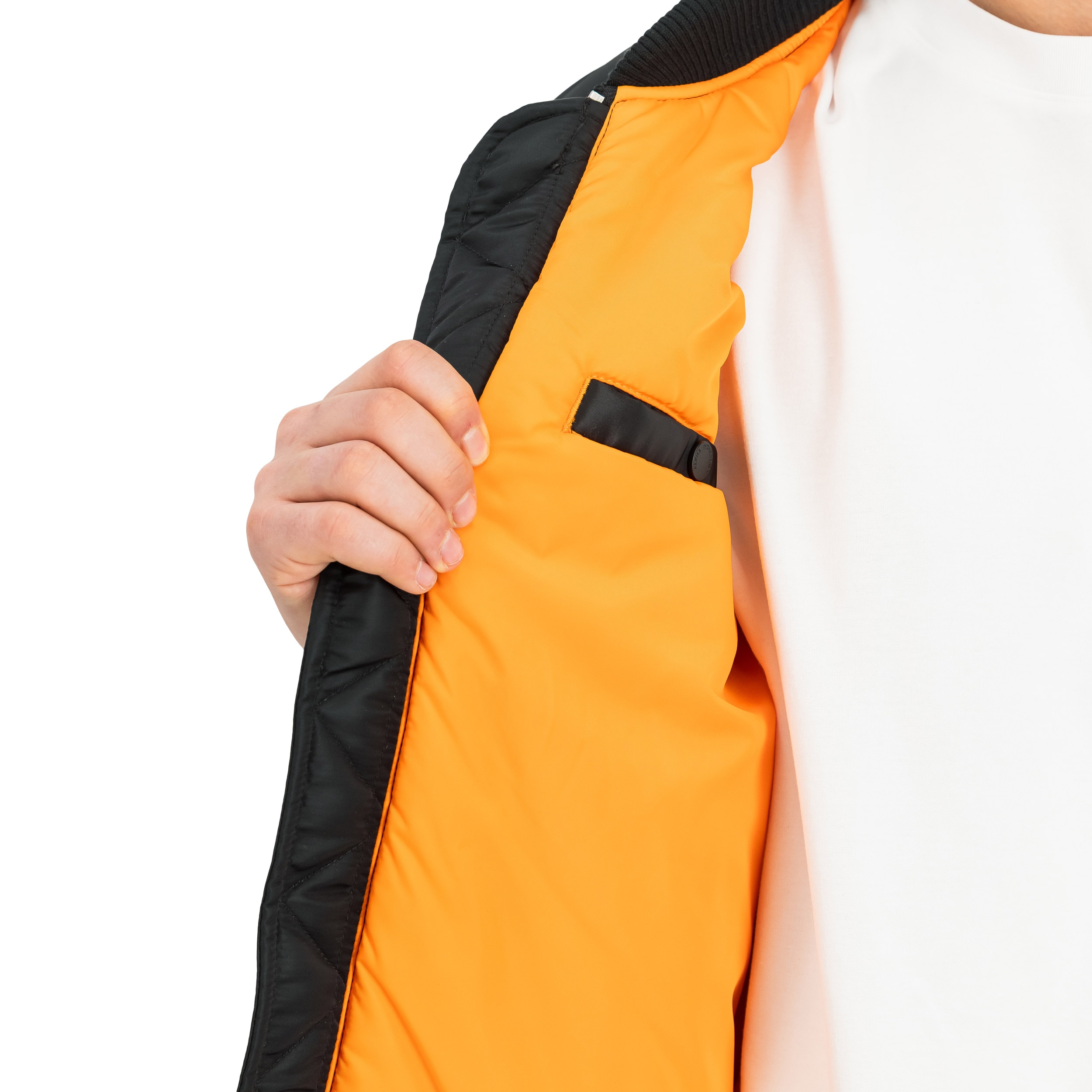 Alpha Industries MA-1 VF Fitted Embroidery Back kabát - Black