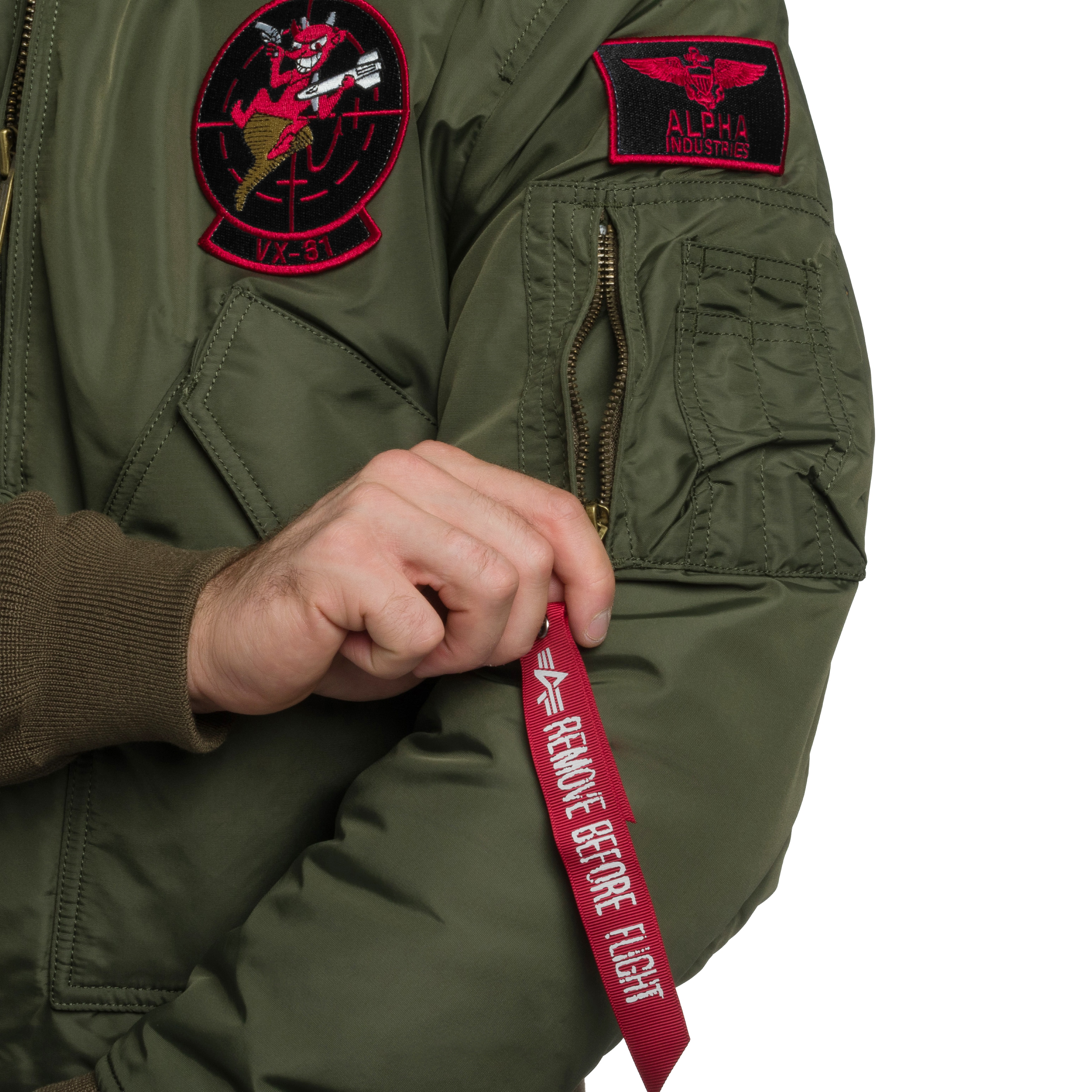 Alpha Industries CWU 45P Devils Brigade kabát - Dark Olive