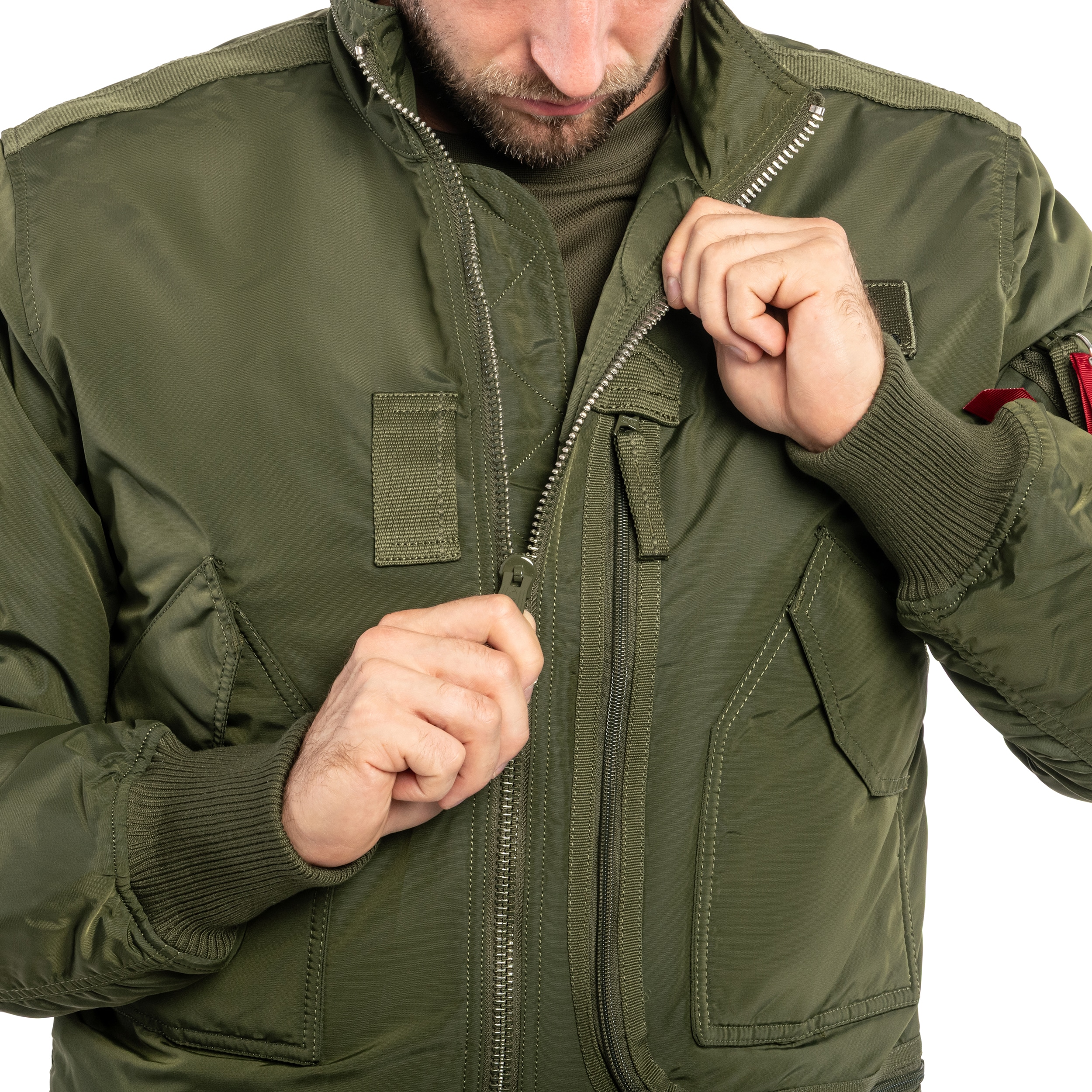 Alpha Industries Engine kabát - Dark Green