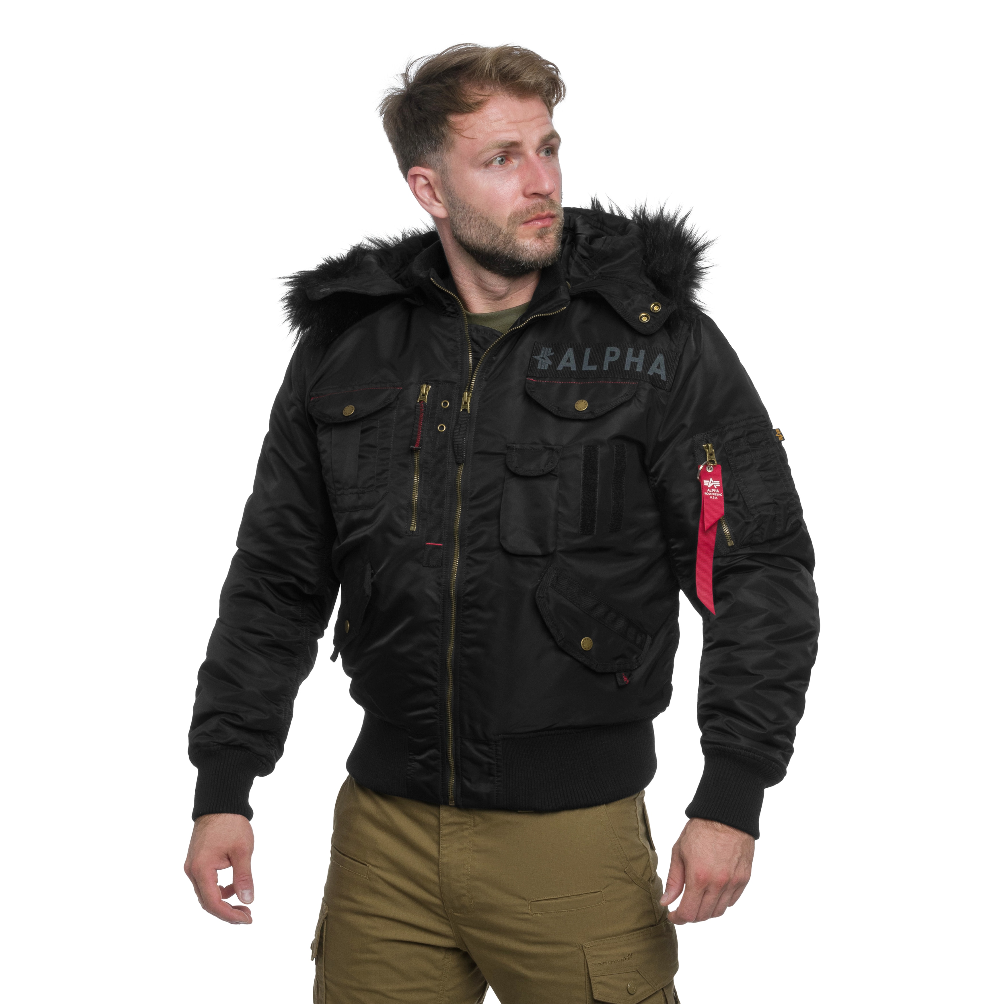 Alpha Industries Deflector kabát - Black