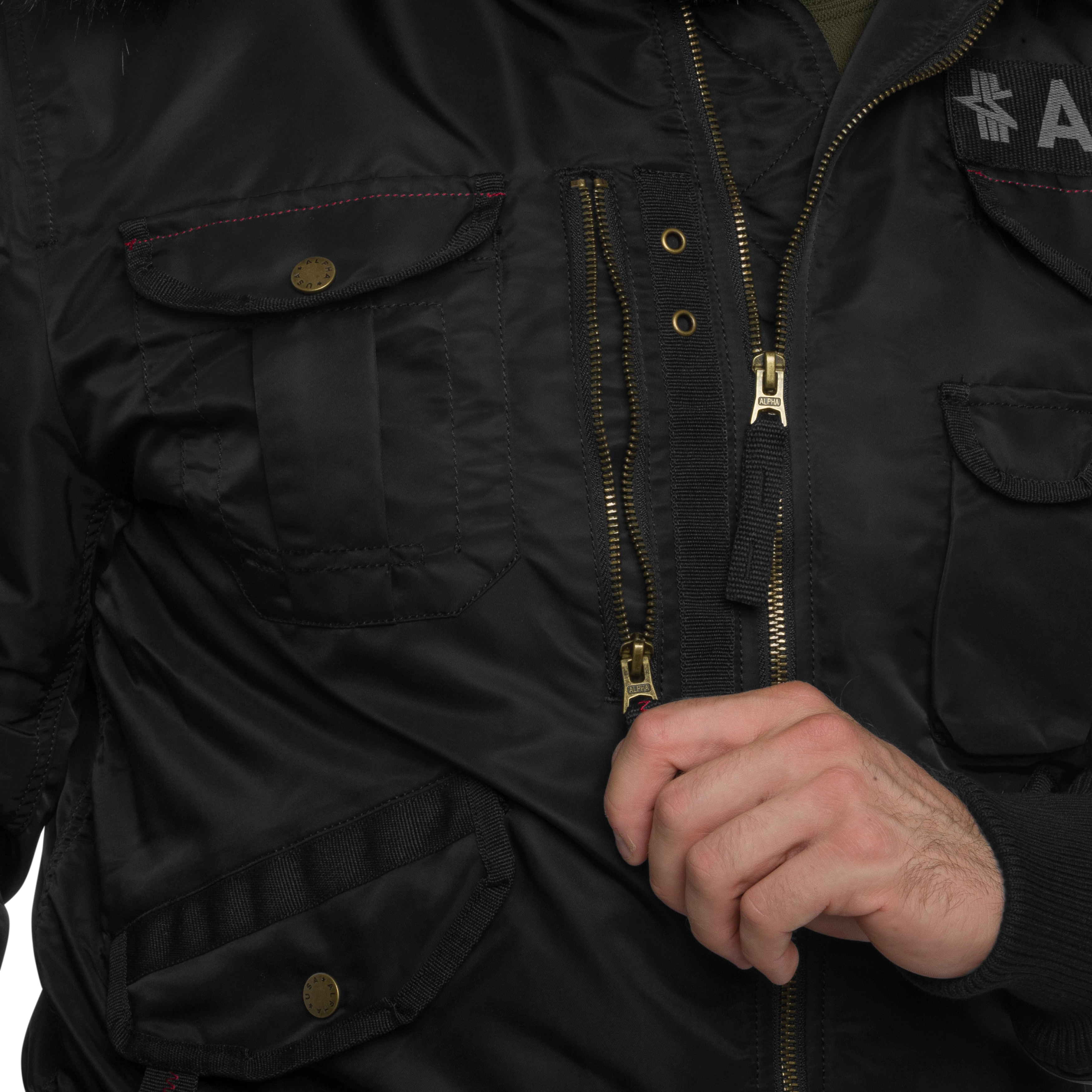 Alpha Industries Deflector kabát - Black