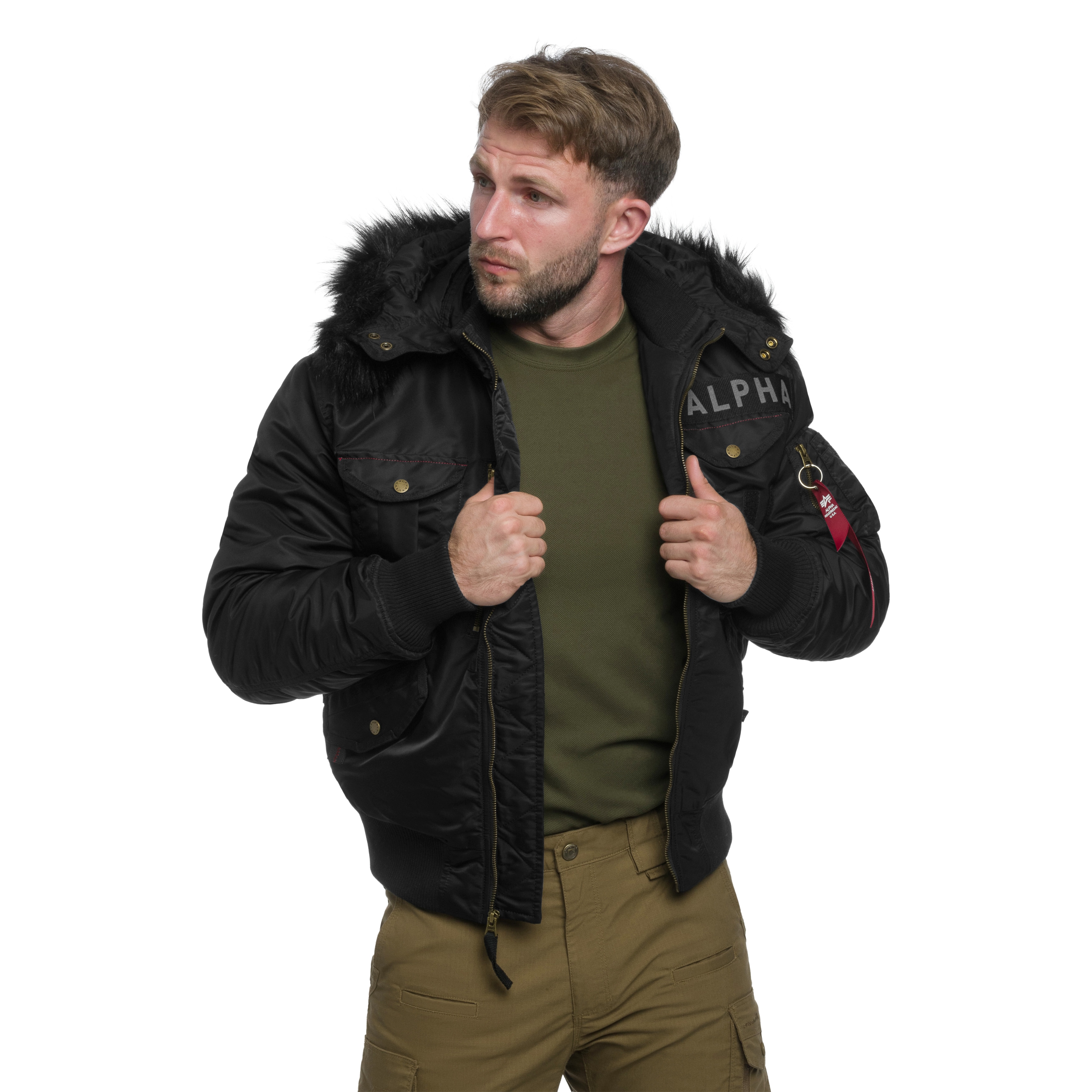 Alpha Industries Deflector kabát - Black