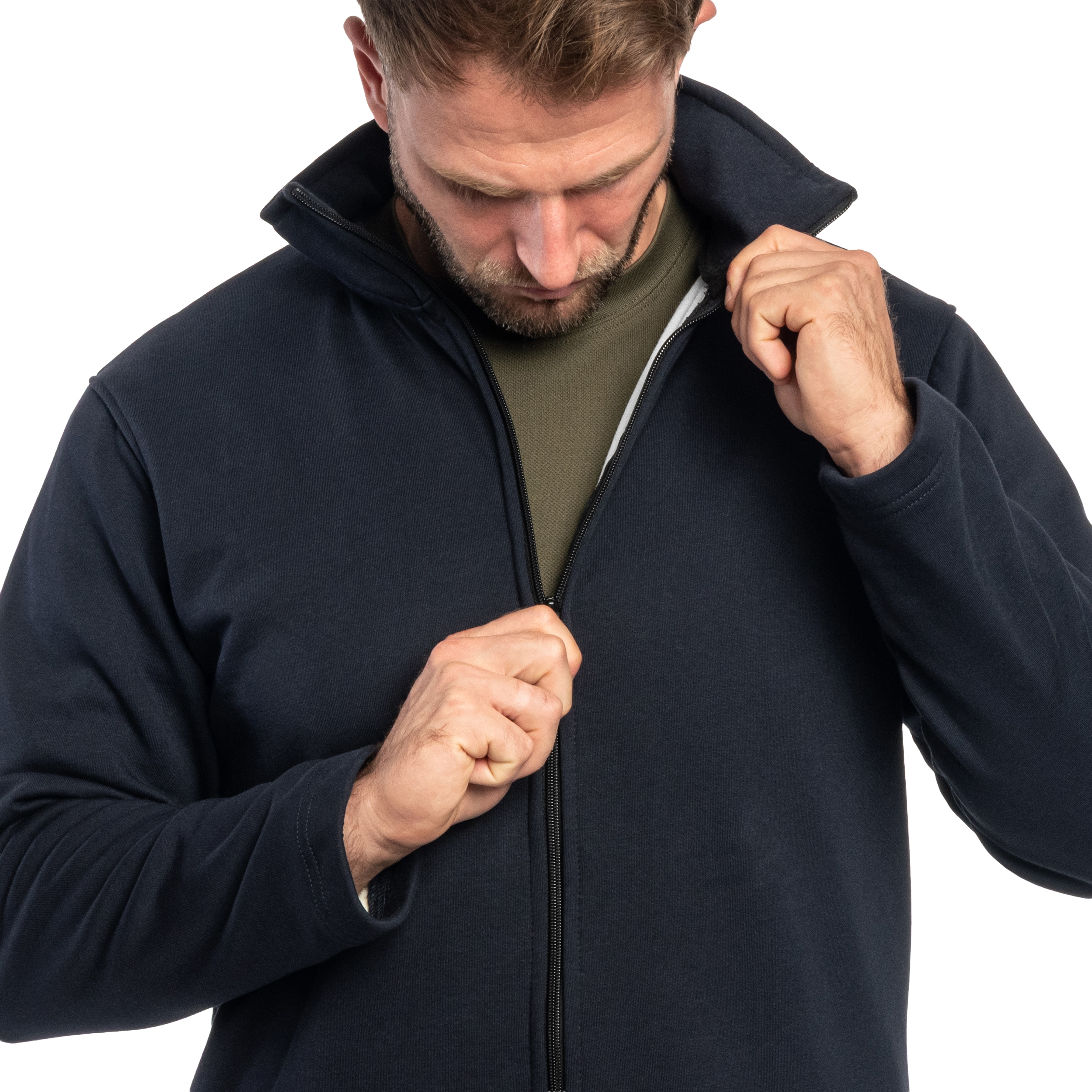 Brunnirok Hamburg vágásbiztos kabát - Navy Blue