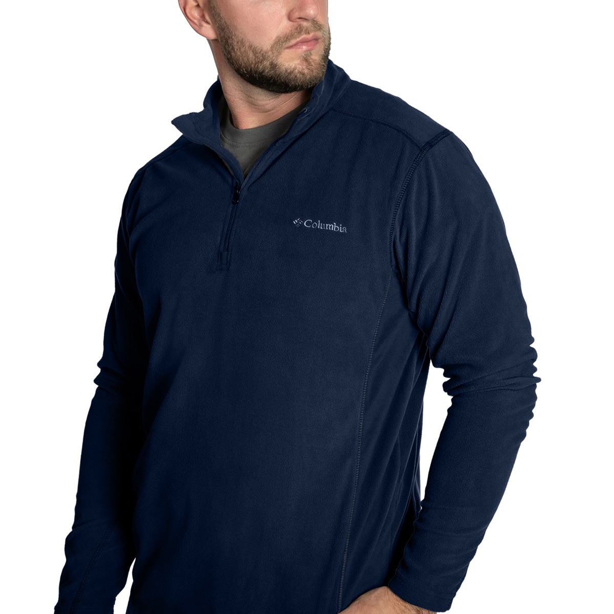 Columbia Klamath Range II Half Zip polár pulóver - Collegiate Navy Solid