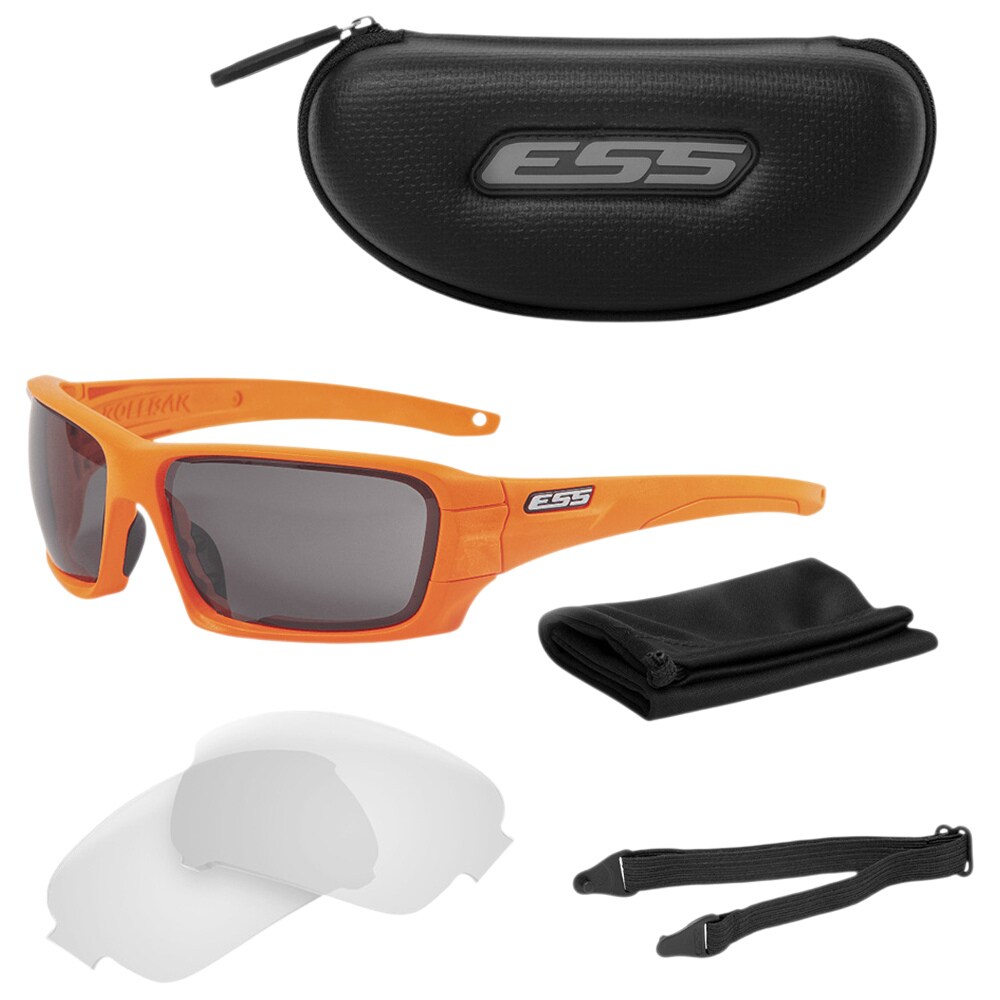 ESS Rollbar EE9018-17 taktikai szemüveg - Safety Orange - Clear/Smoke Gray