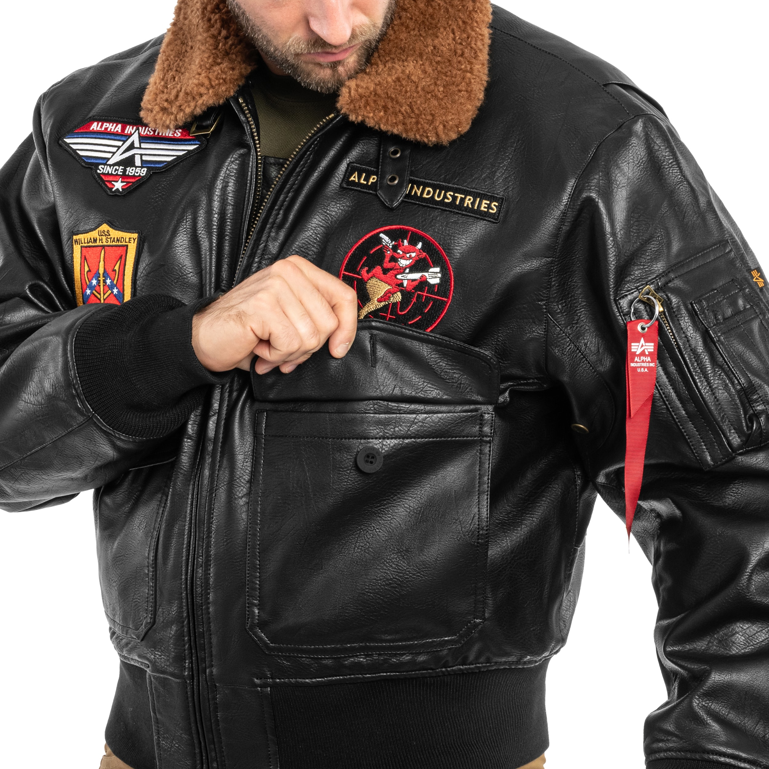 Alpha Industries G1 Devils Brigade dzseki - Black