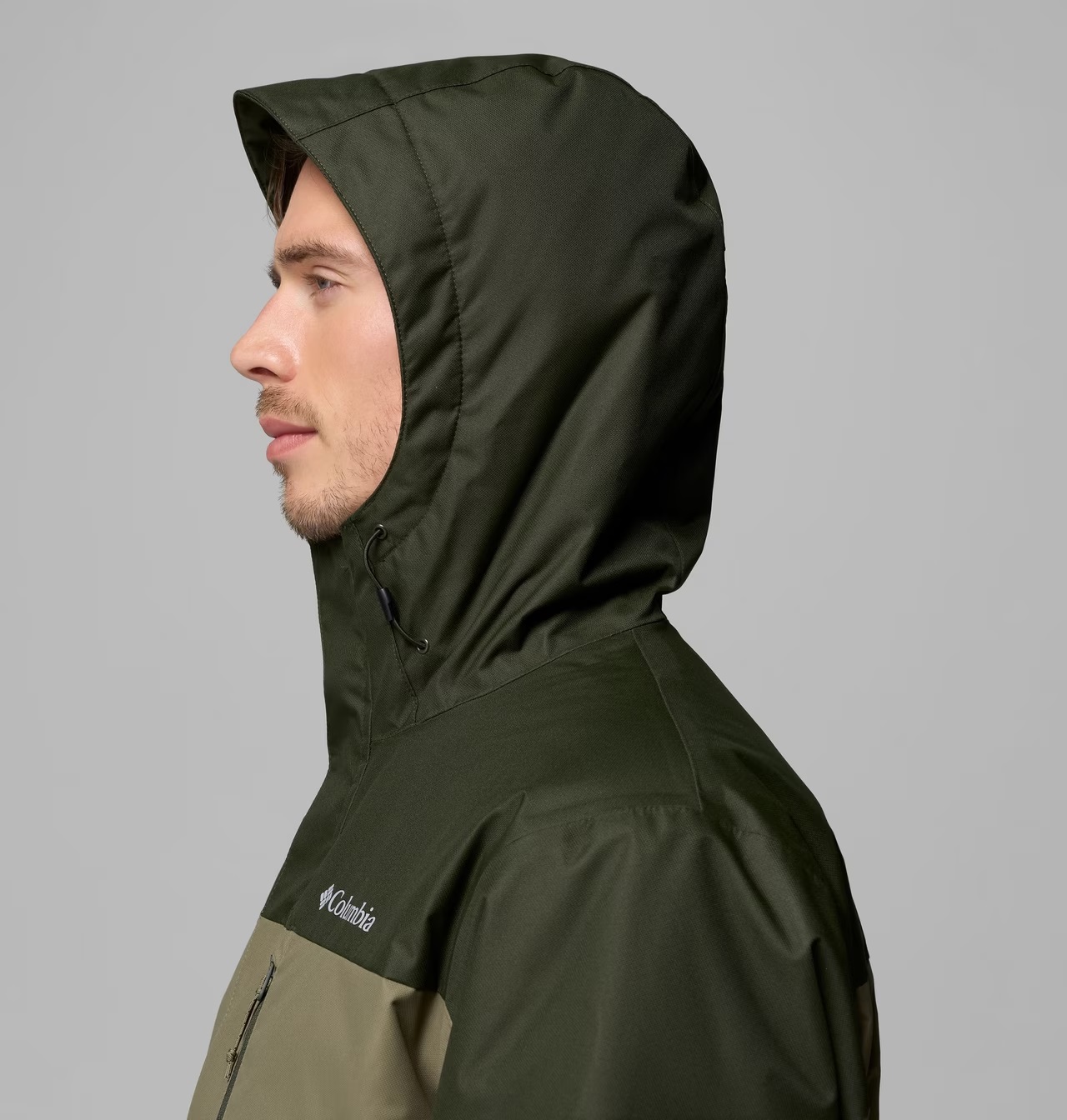 Columbia Hikebound II Insulated Waterproof Jacket kabát - Stone Green/Greenscape