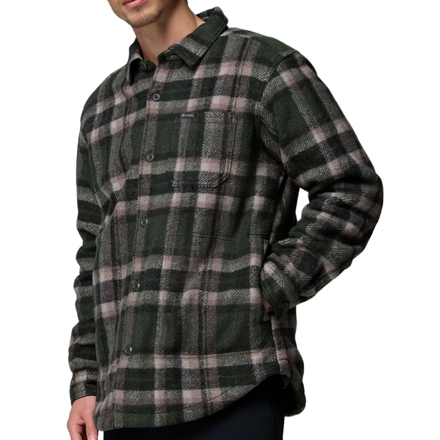 Columbia Hunter Arch Shirt Jacket ing - Greenscape Track Plaid