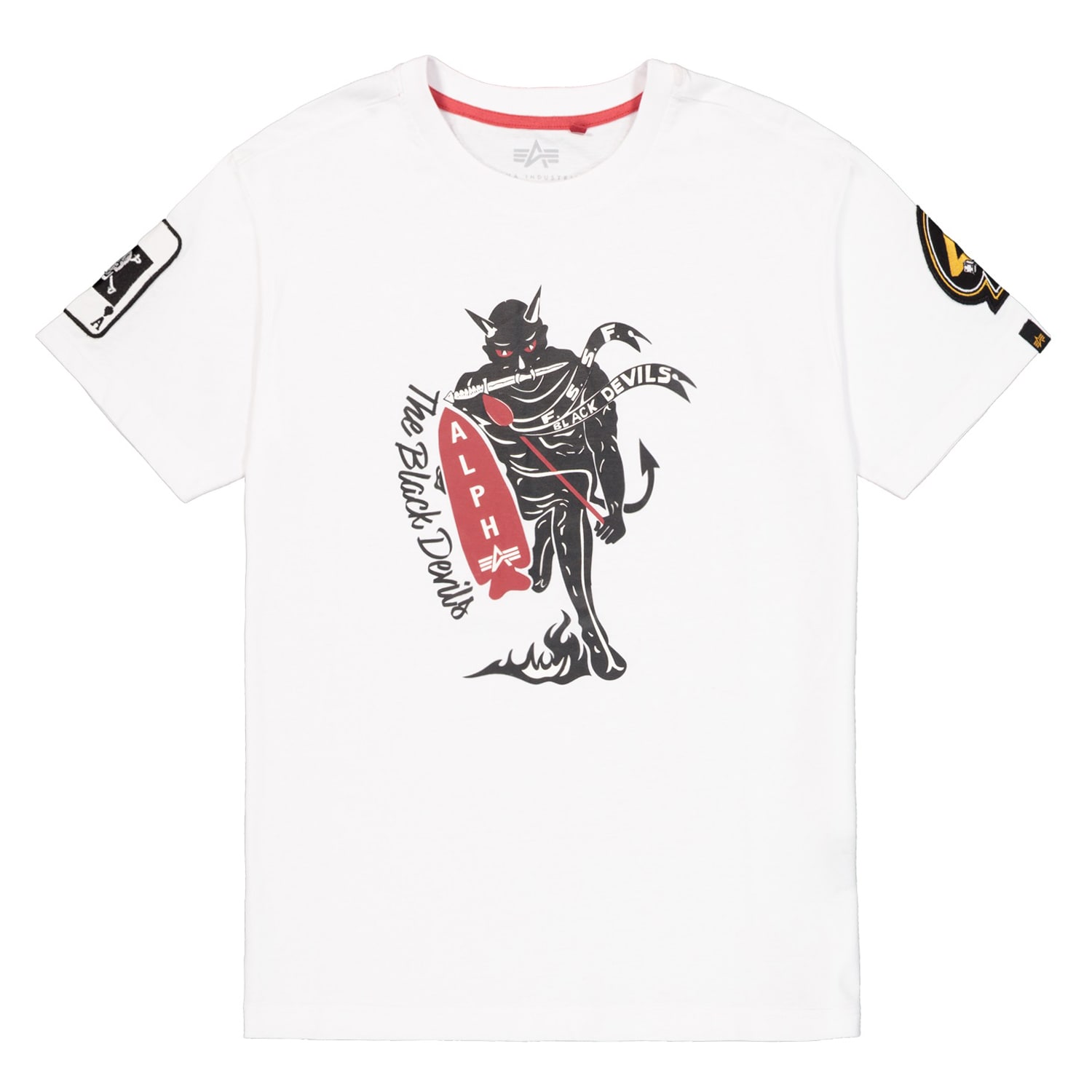 Alpha Industries Black Devils póló - White