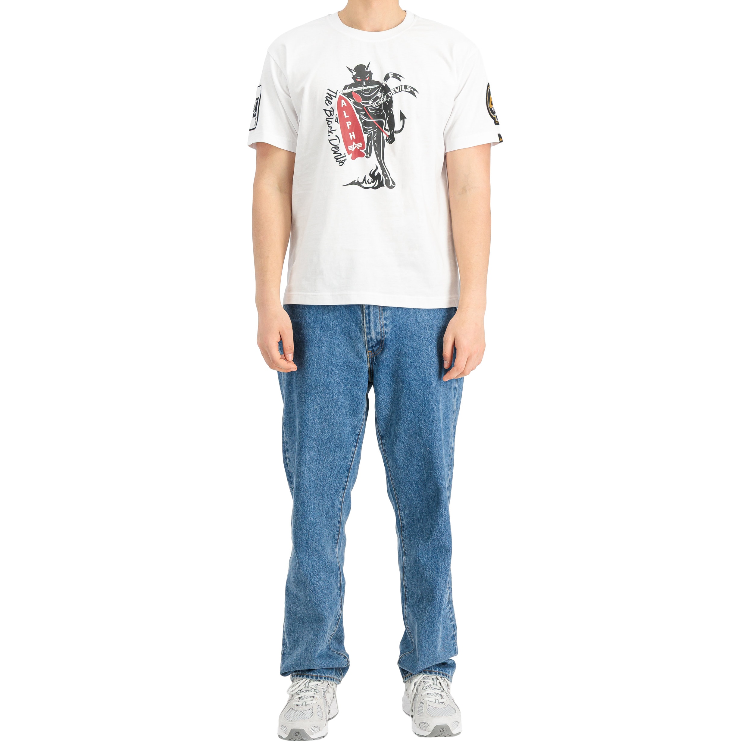 Alpha Industries Black Devils póló - White