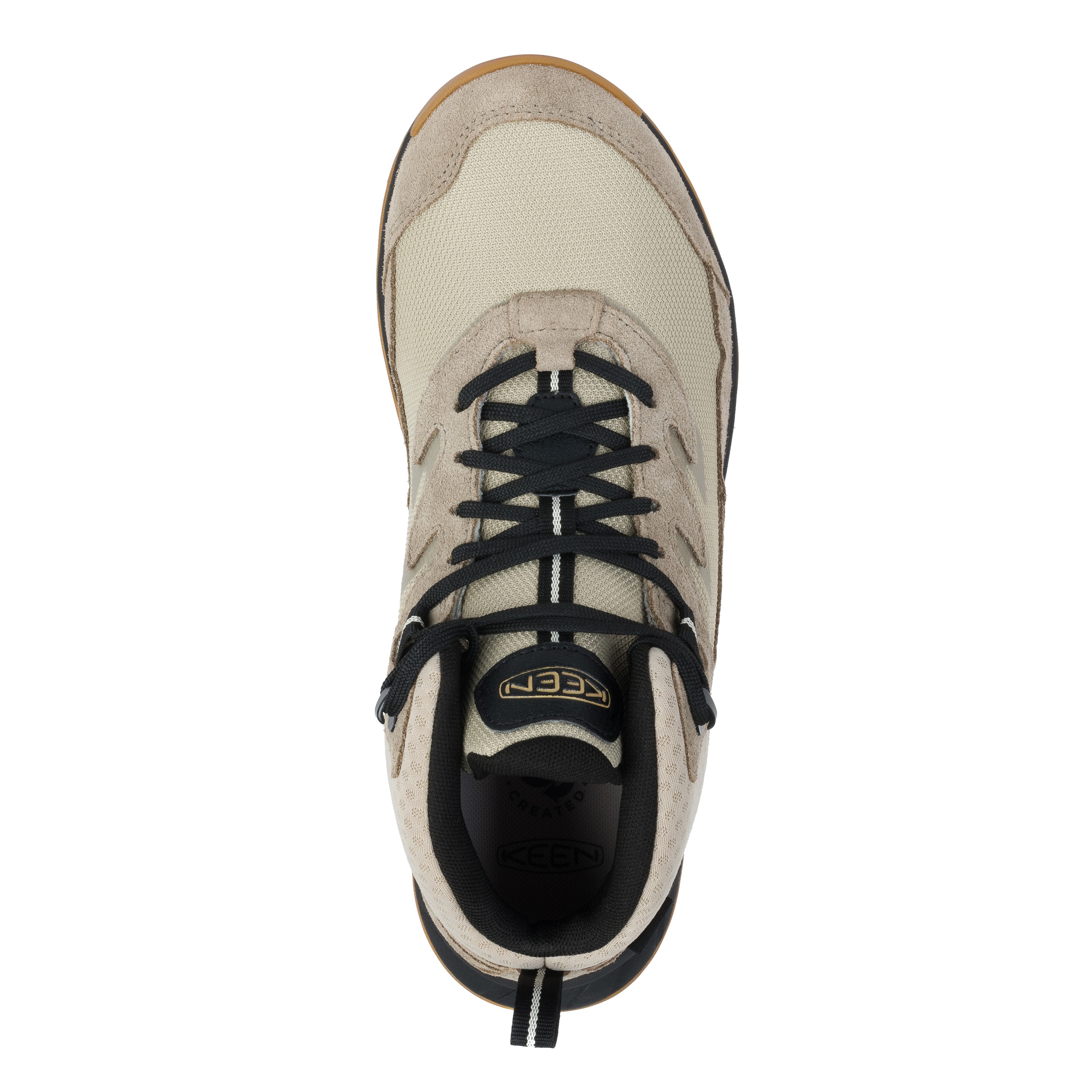 Keen Hightrail MID WP cipő - Brindle/Oak Buff