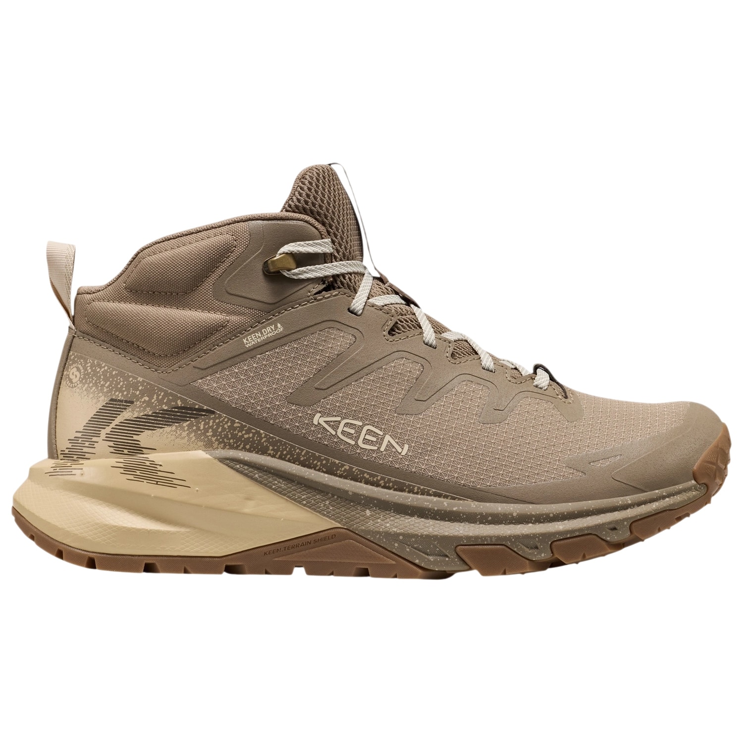 Keen Targhee Apex MID WP bakancs - Brindle/Safari