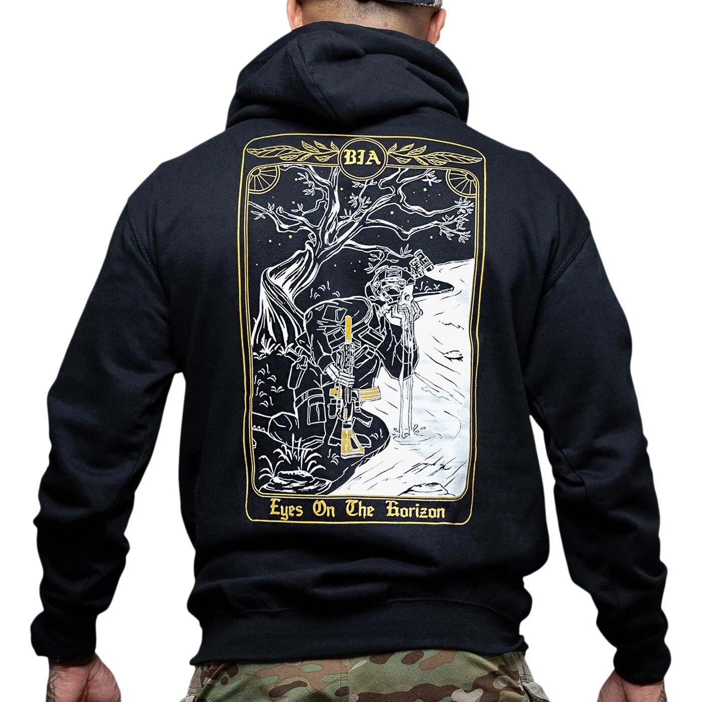 Brothers in Arms Horizon Hoodie kapucnis pulóver - Black
