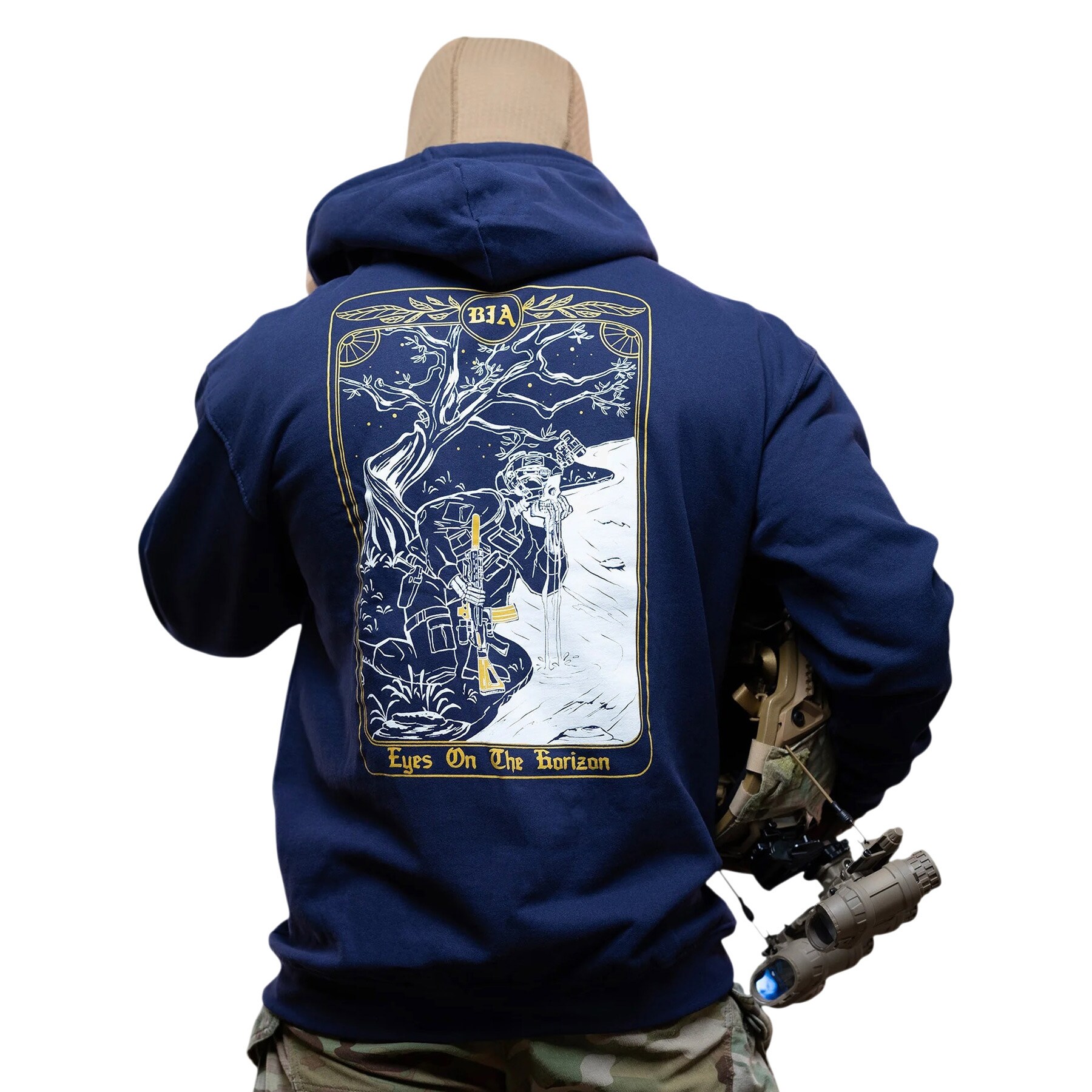 Brothers in Arms Horizon Hoodie kapucnis pulóver - Navy