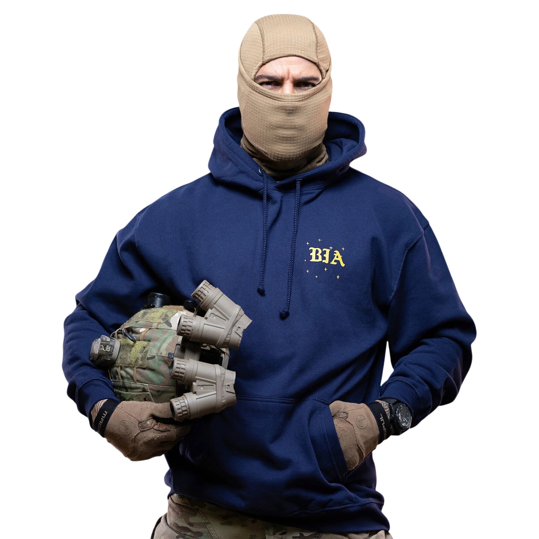 Brothers in Arms Horizon Hoodie kapucnis pulóver - Navy