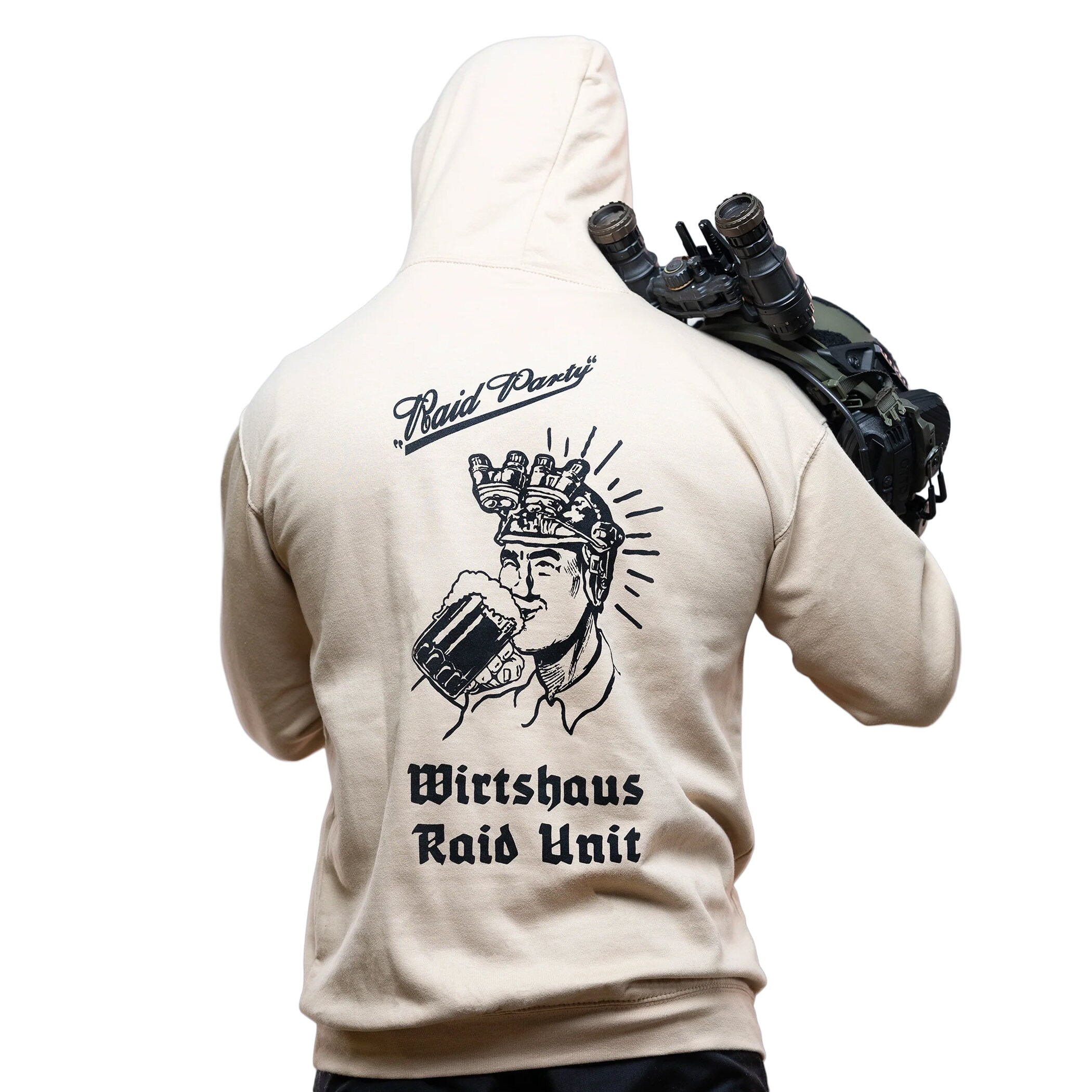 Brothers in Arms Raid Party Hoodie kapucnis pulóver - Sand