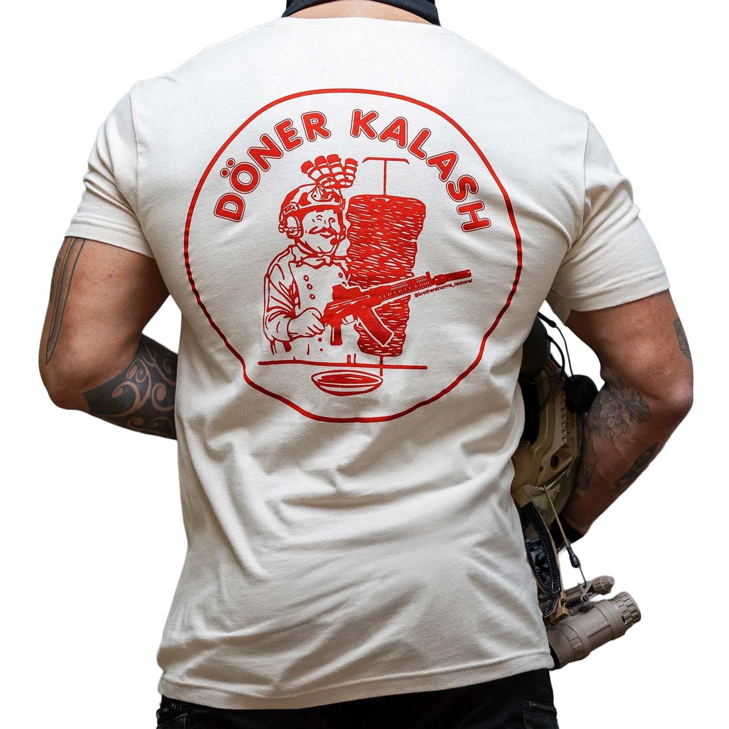 Brothers In Arms Döner Kalash Spicy póló - Sand
