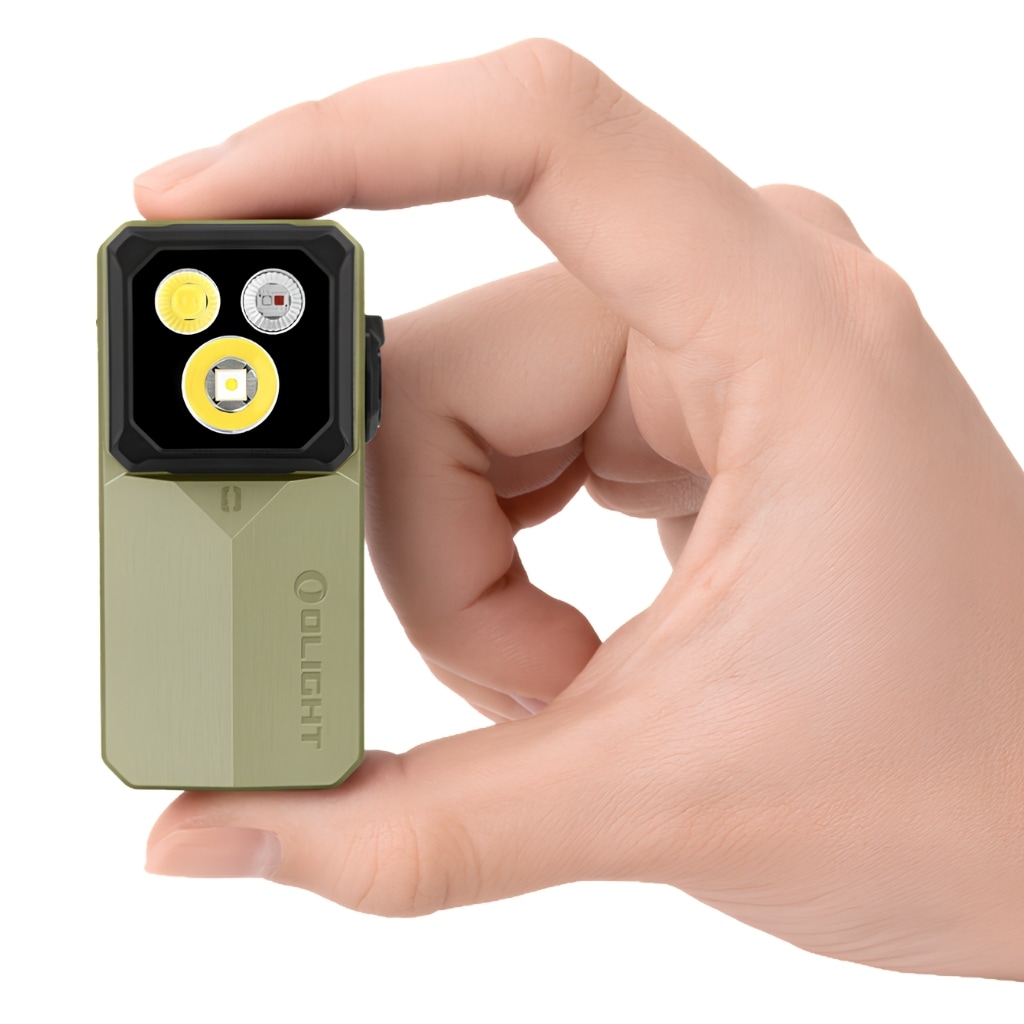 Olight Oclip 2 Ultra Premium akkumulátoros zseblámpa 580 lumen - Olive Green