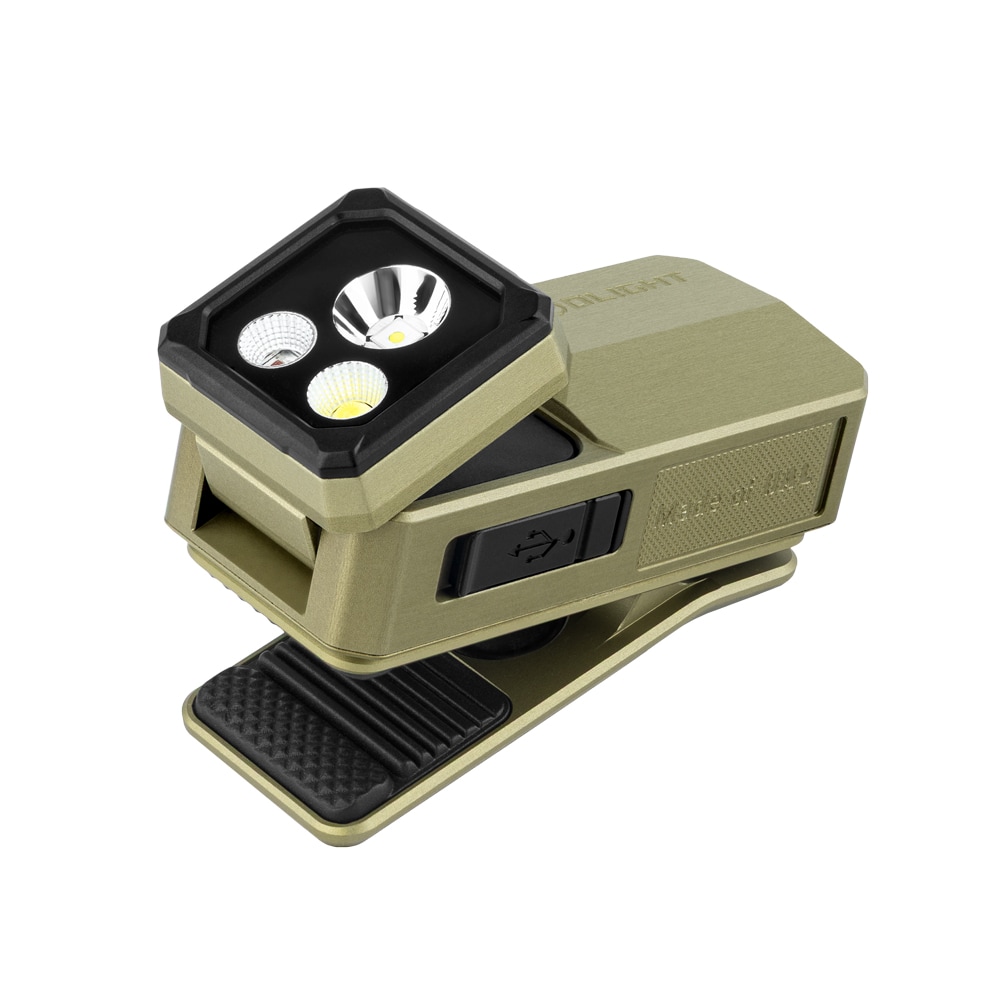 Olight Oclip 2 Ultra Premium akkumulátoros zseblámpa 580 lumen - Olive Green