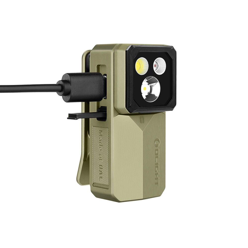 Olight Oclip 2 Ultra Premium akkumulátoros zseblámpa 580 lumen - Olive Green