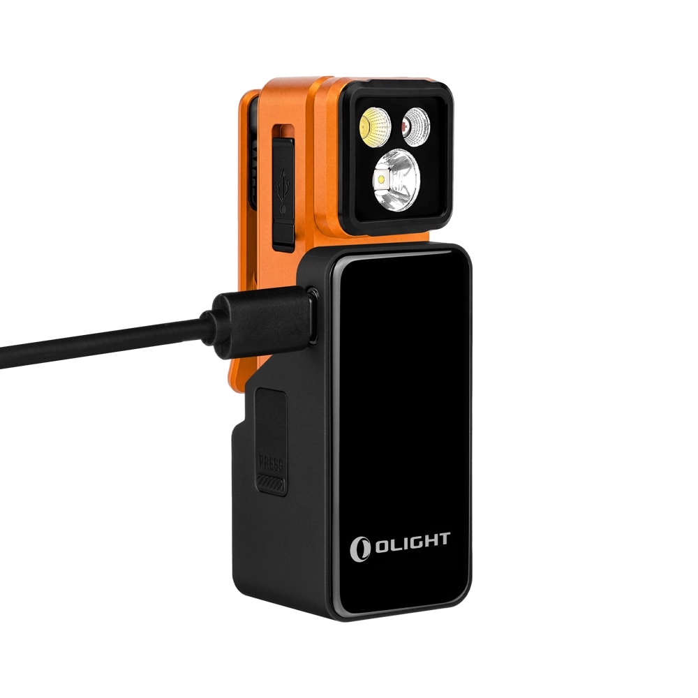 Olight Oclip 2 Pro Premium akkumulátoros zseblámpa 530 lumen - Orange