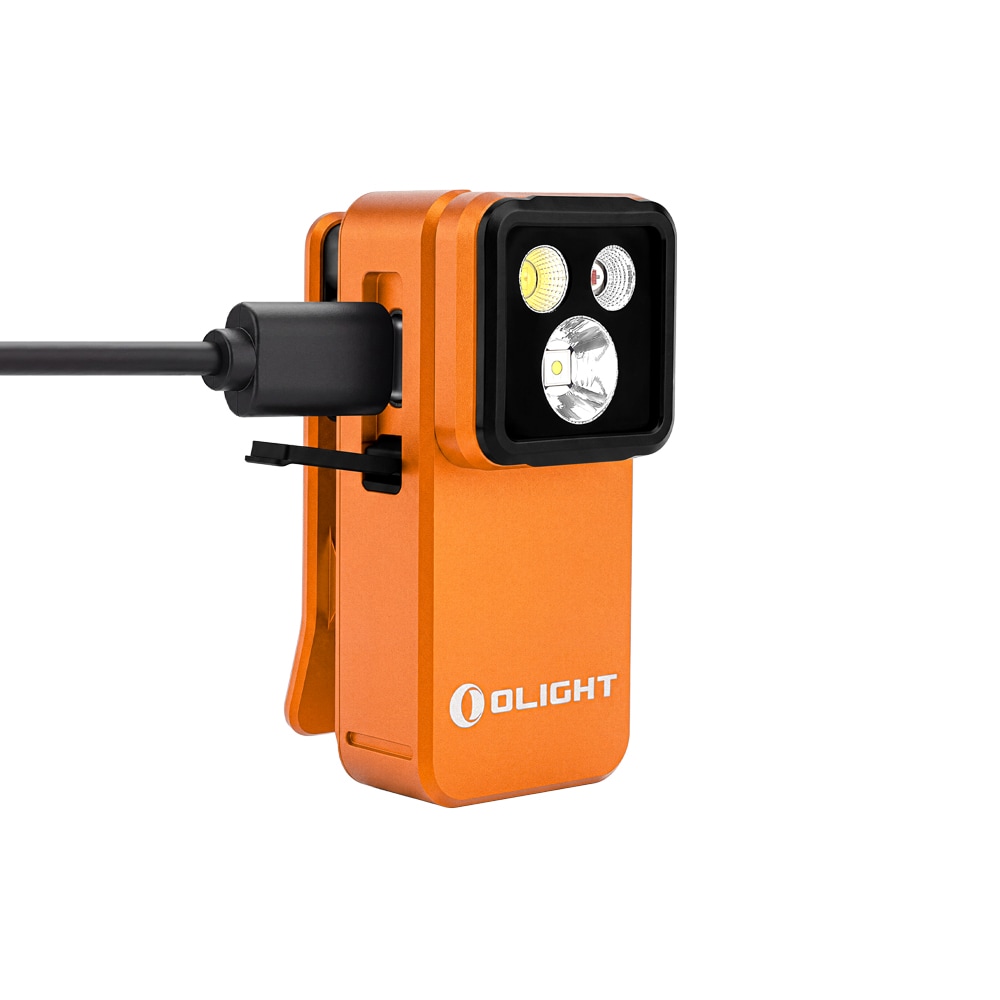 Olight Oclip 2 Pro Premium akkumulátoros zseblámpa 530 lumen - Orange