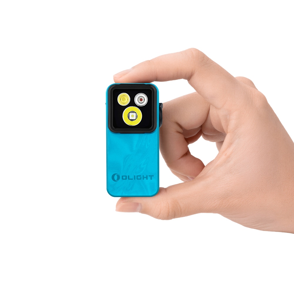 Olight Oclip 2 Pro Premium akkumulátoros zseblámpa 530 lumen - Tidal Blue