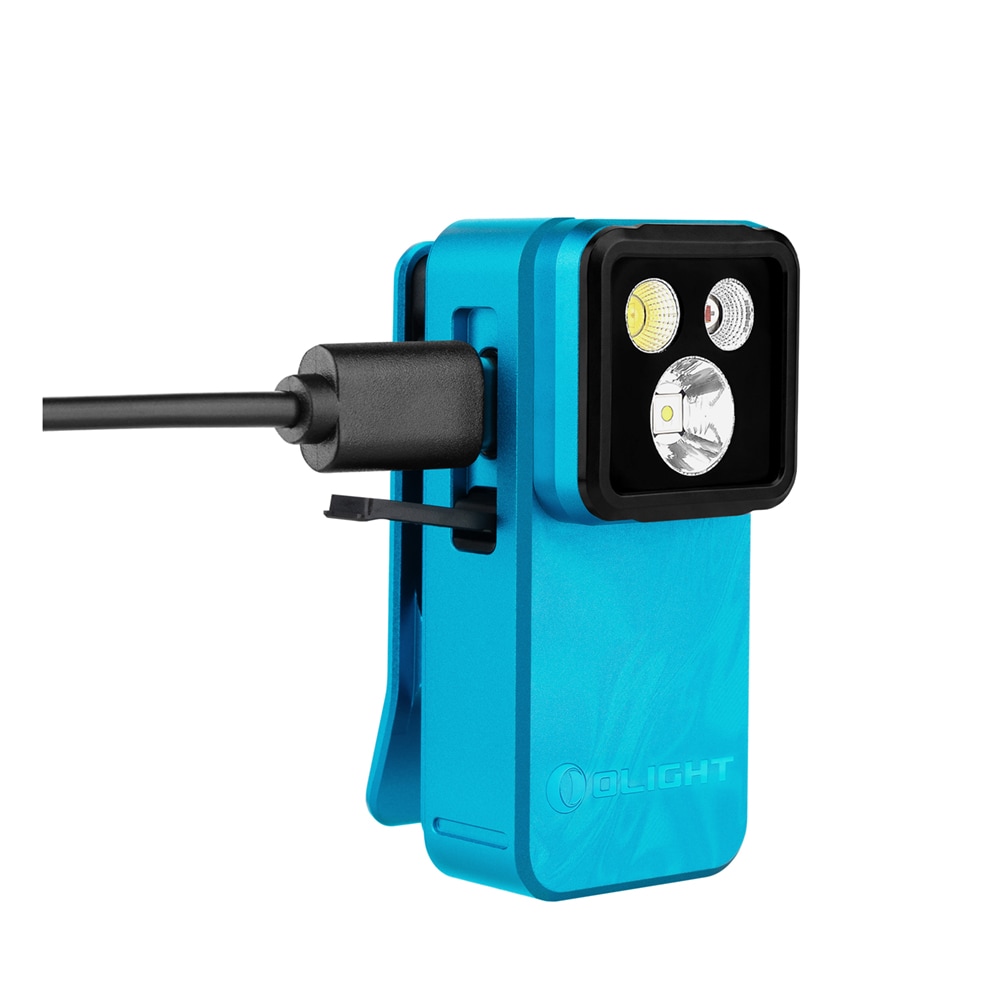 Olight Oclip 2 Pro Premium akkumulátoros zseblámpa 530 lumen - Tidal Blue