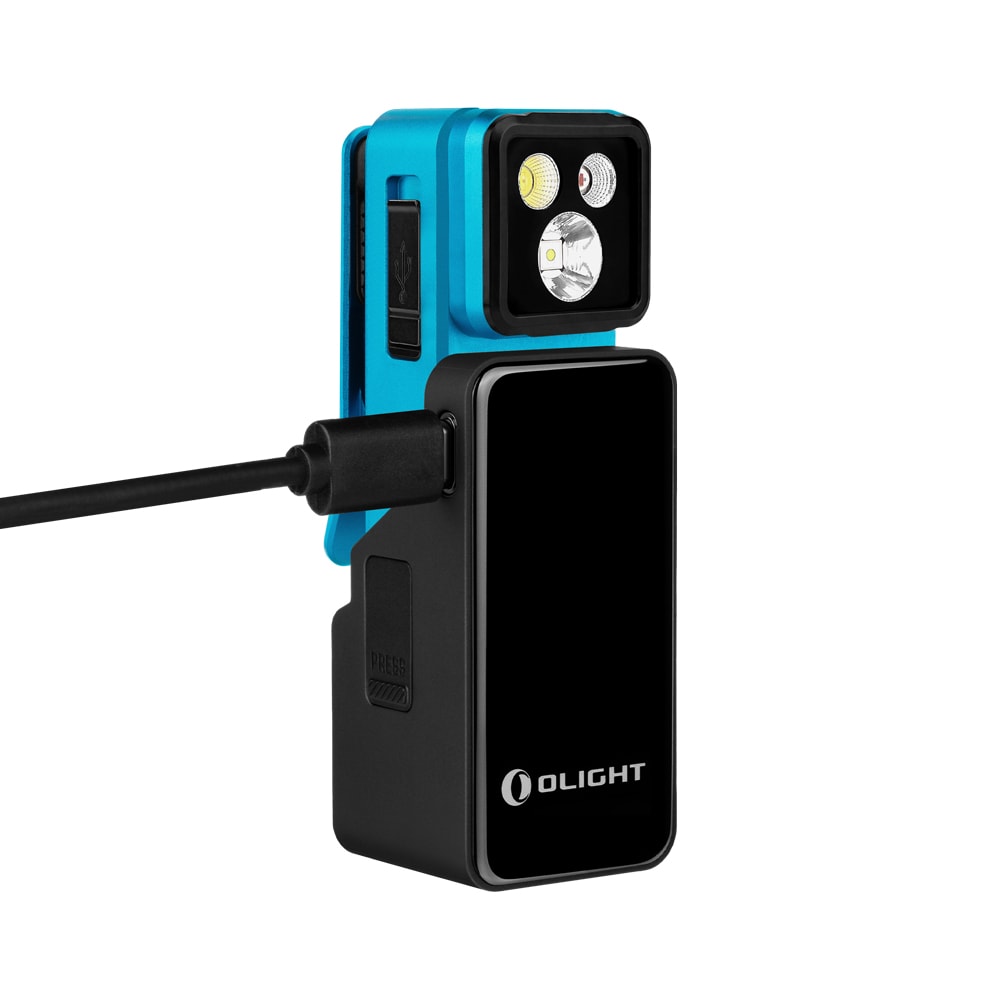 Olight Oclip 2 Pro Premium akkumulátoros zseblámpa 530 lumen - Tidal Blue